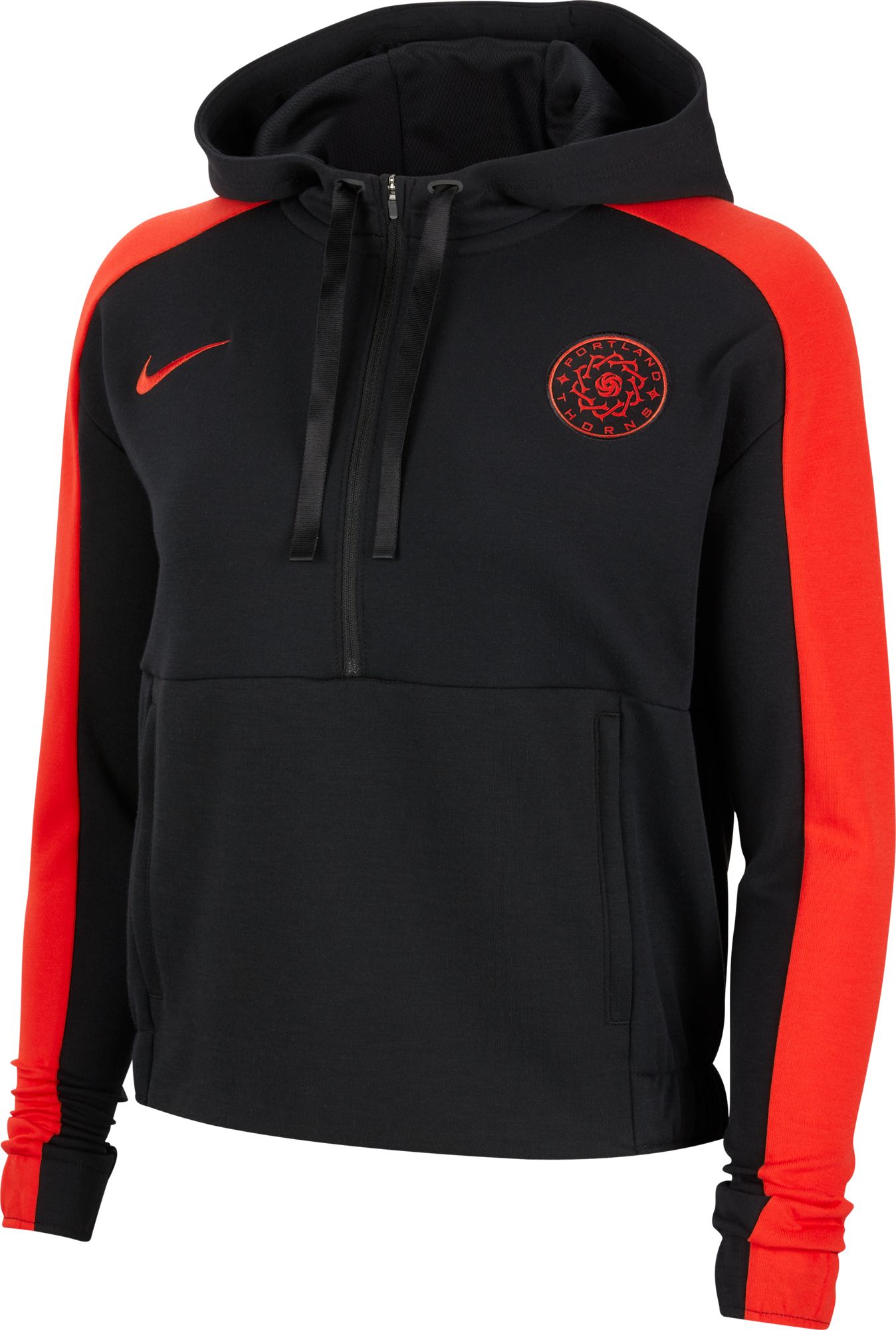 Nike Women's Portland Thorns FC Cropped Half-Zip Soccer Hoodie product image