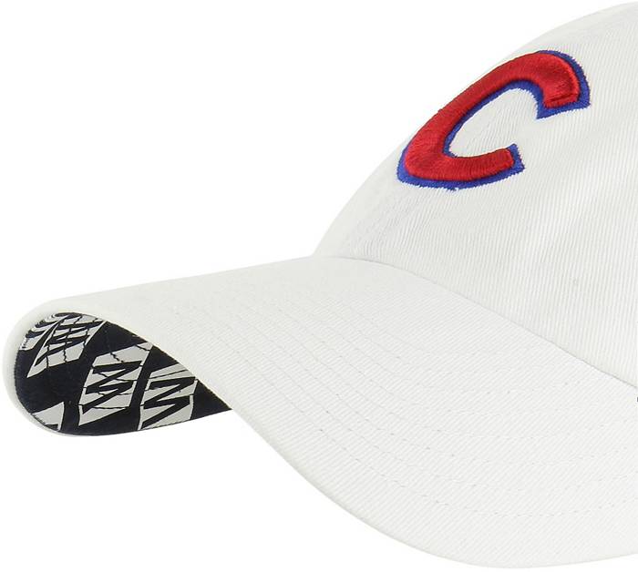 47 Brand Women's Chicago Cubs White Confetti Icon Clean Up Adjustable Hat
