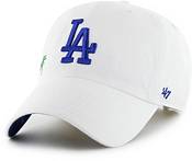 47 MLB Los Angeles Dodgers Multi Color Stripe Grafton Sleeveless T-Shirt  White