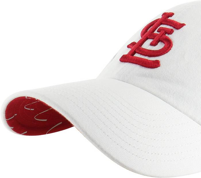 47 Brand Women's St. Louis Cardinals White Confetti Icon Clean Up  Adjustable Hat