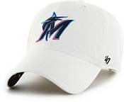 '47 Brand Women's Miami Marlins White Confetti Icon Clean Up Adjustable Hat product image