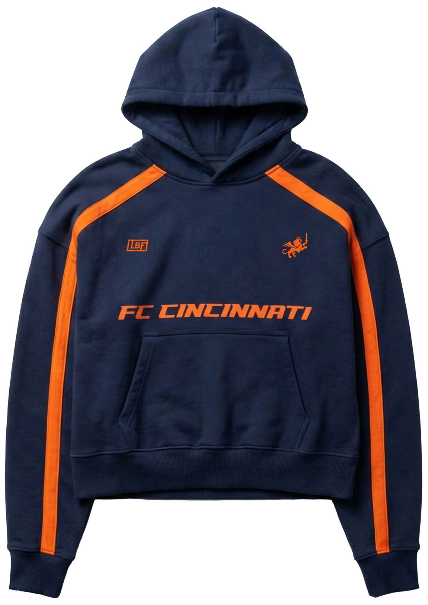 Live Breathe Futbol Adult FC Cincinnati Navy 2026 Home Rossi Fleece Pullover Hoodie product image