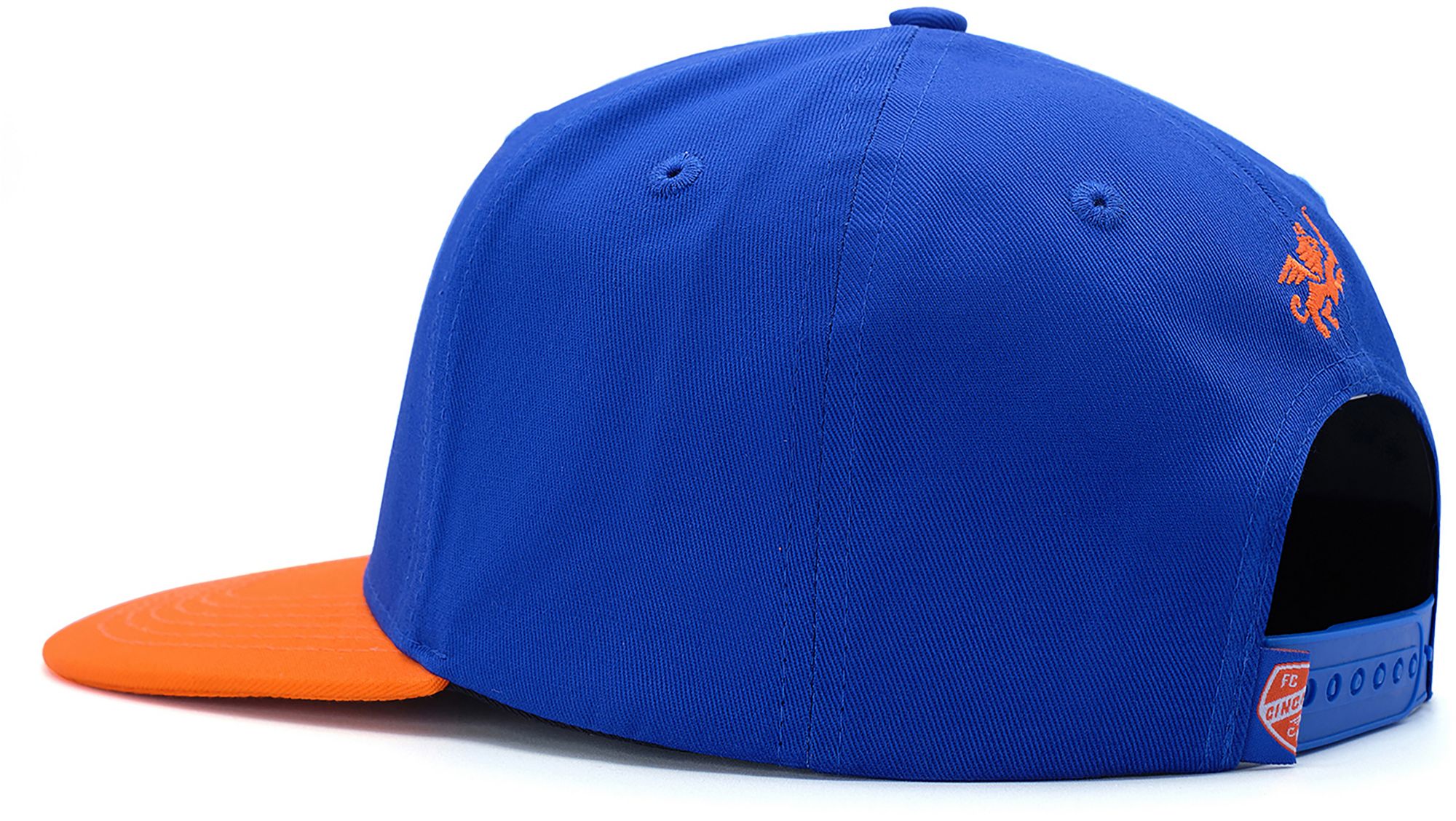 Live Breathe Futbol Adult FC Cincinnati Blue Oversized Snapback Adjustable Hat product image