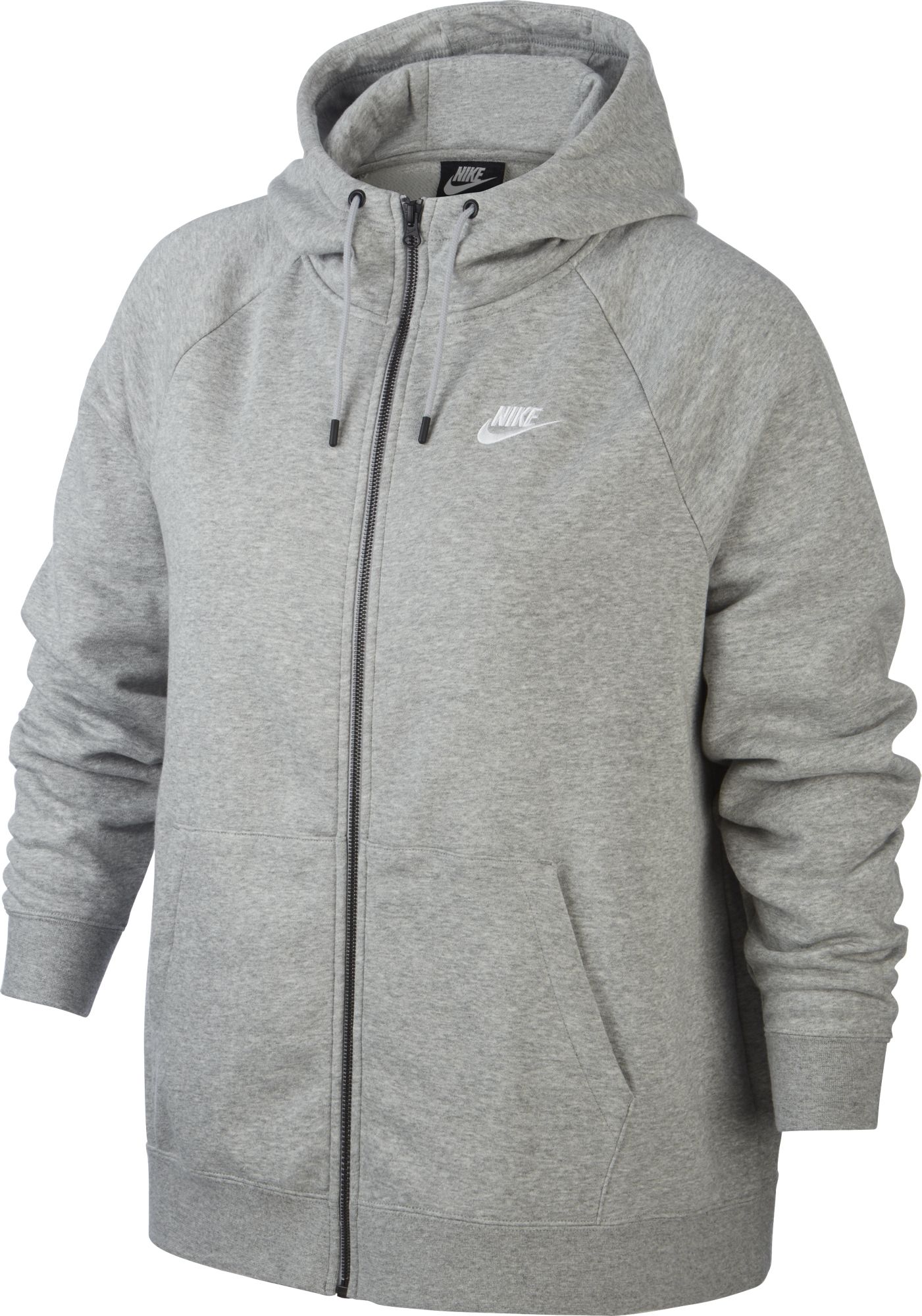 plus size nike zip up hoodie