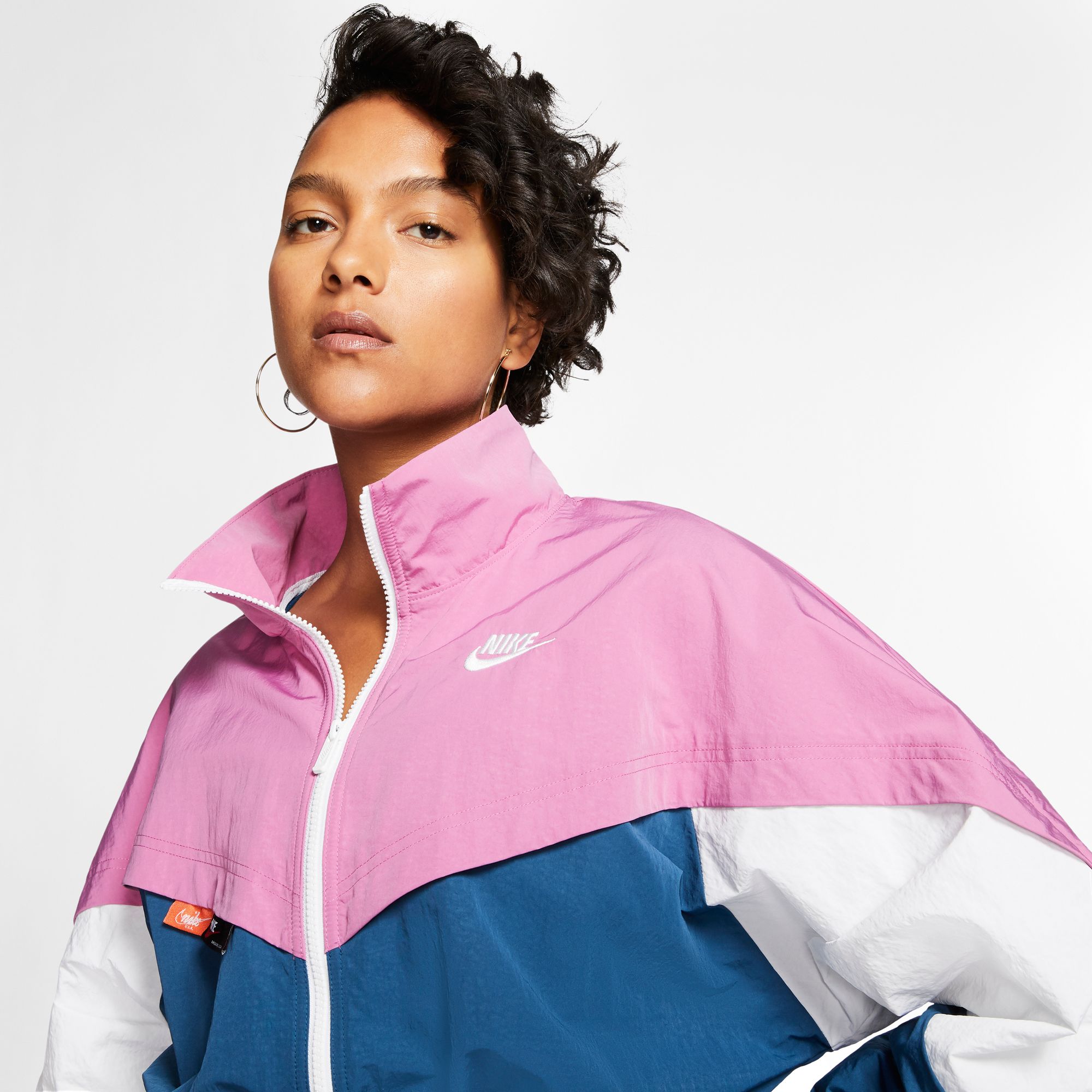 women's nike sportswear woven long track jacket