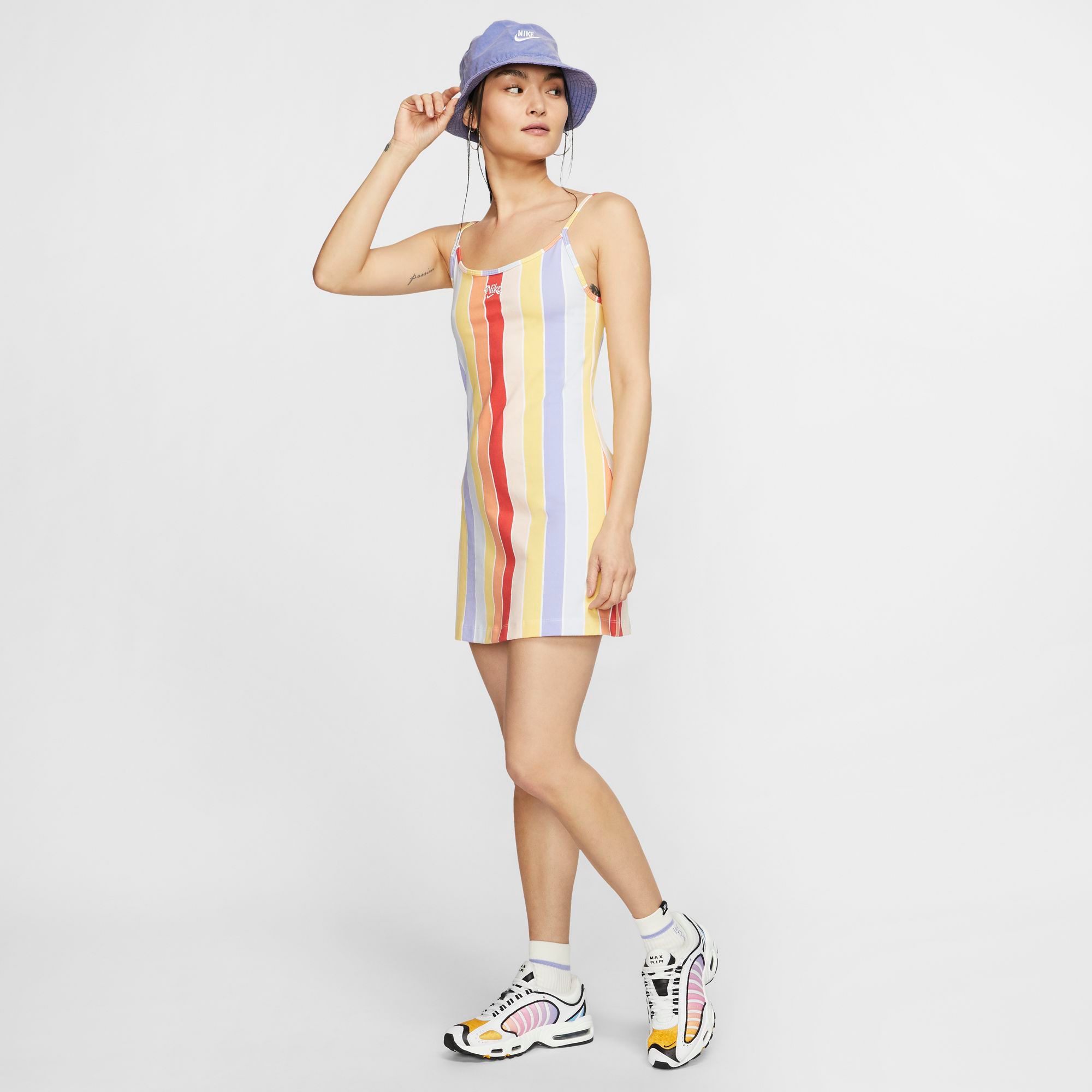 striped nike dress