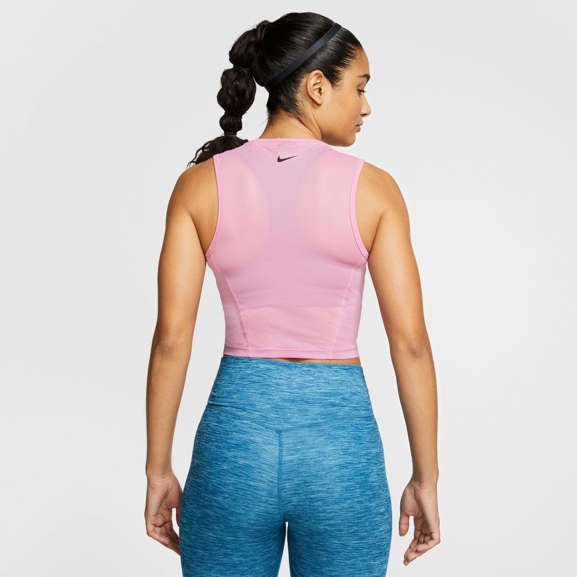 nike women's pro breathable cropped tank top