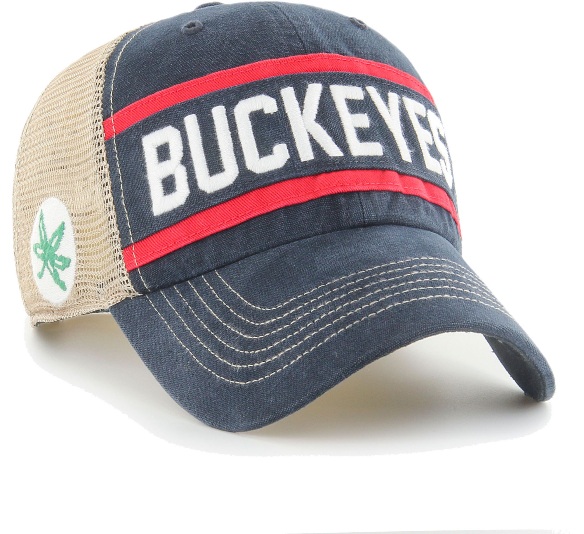 ‘47 Men's Ohio State Buckeyes Black Juncture Clean Up Adjustable Hat product image