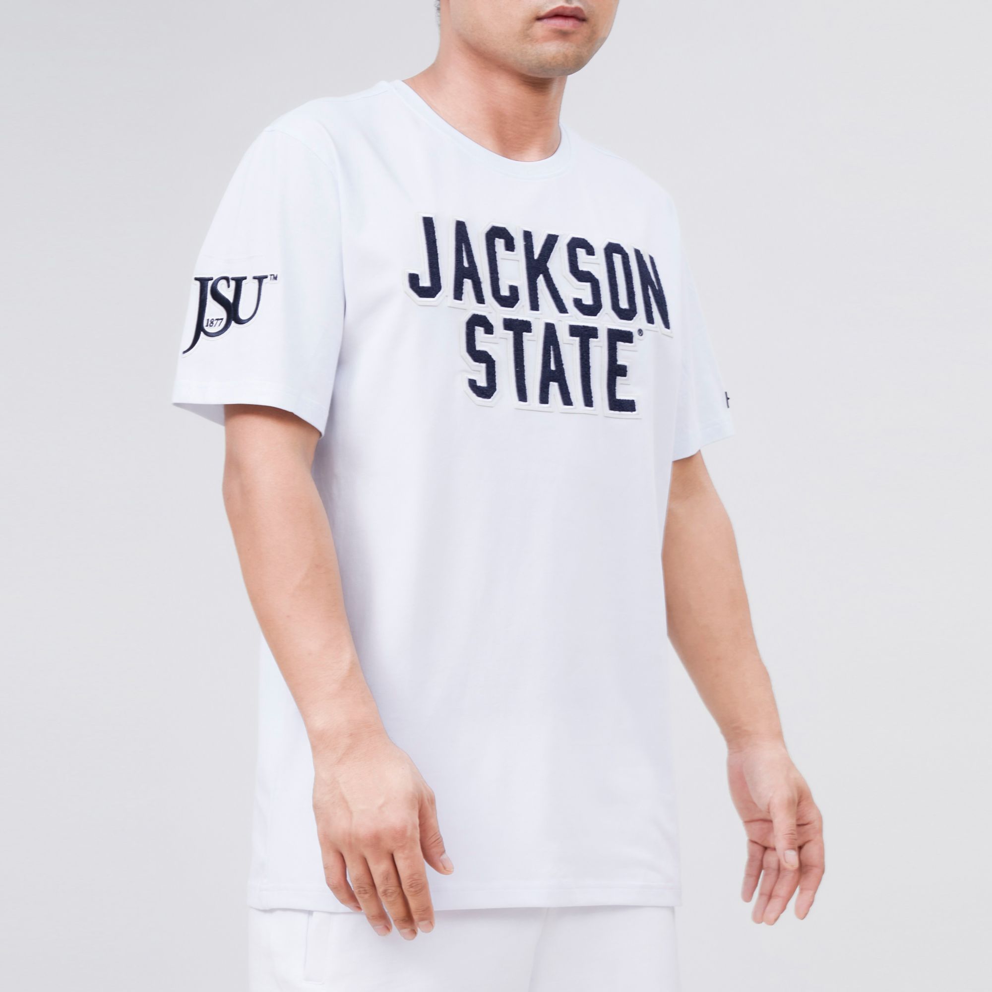 Pro Standard Men's Jackson State Tigers White Classic T-Shirt product image