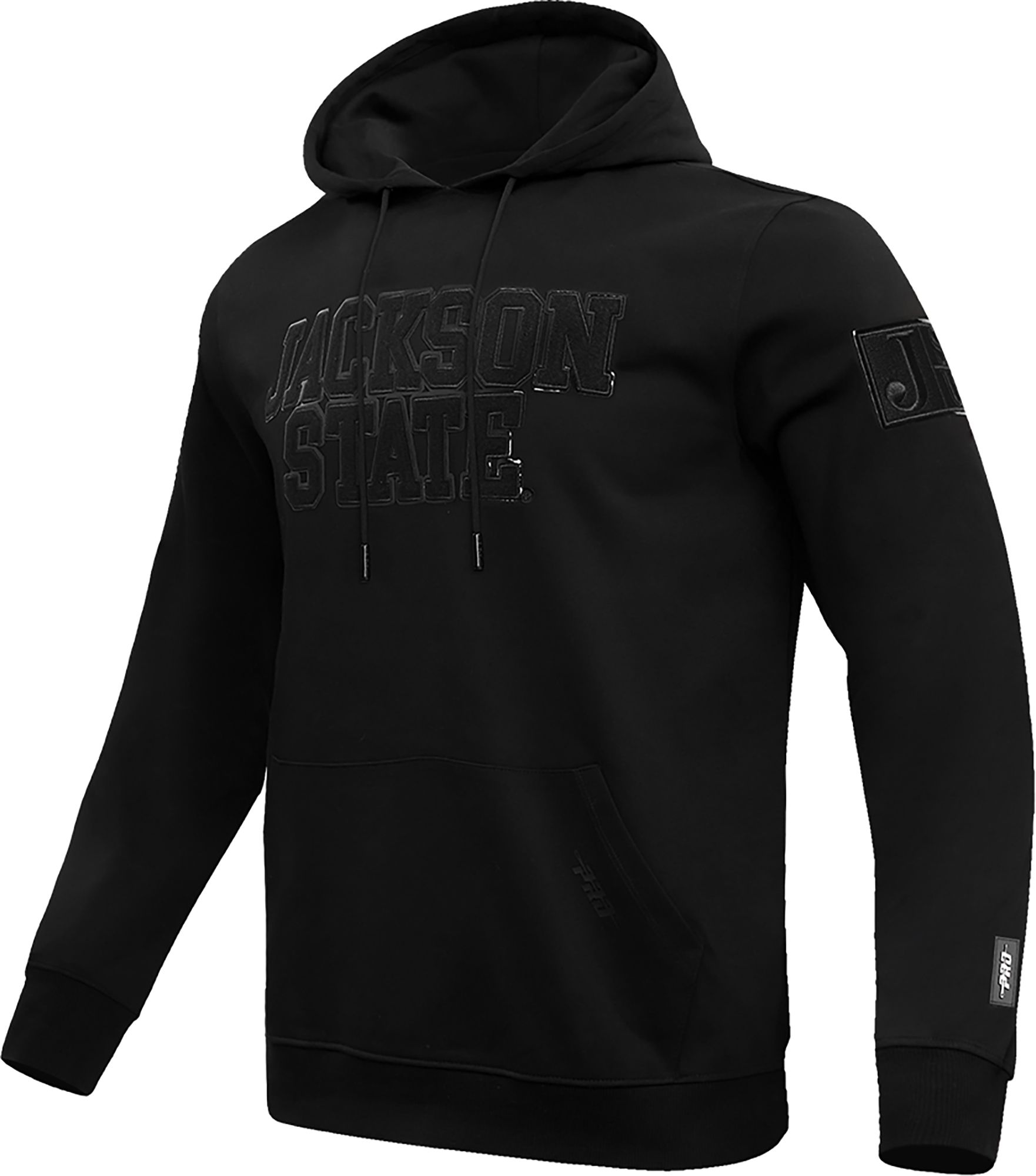 Pro Standard Men's Jackson State Tigers Black Triple Black Pullover Hoodie product image