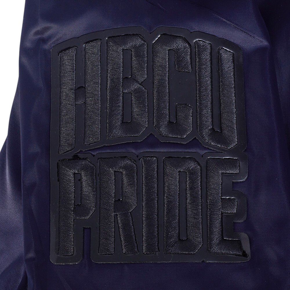 Pro Standard Men's Jackson State Tigers Navy Classic Satin Jacket product image