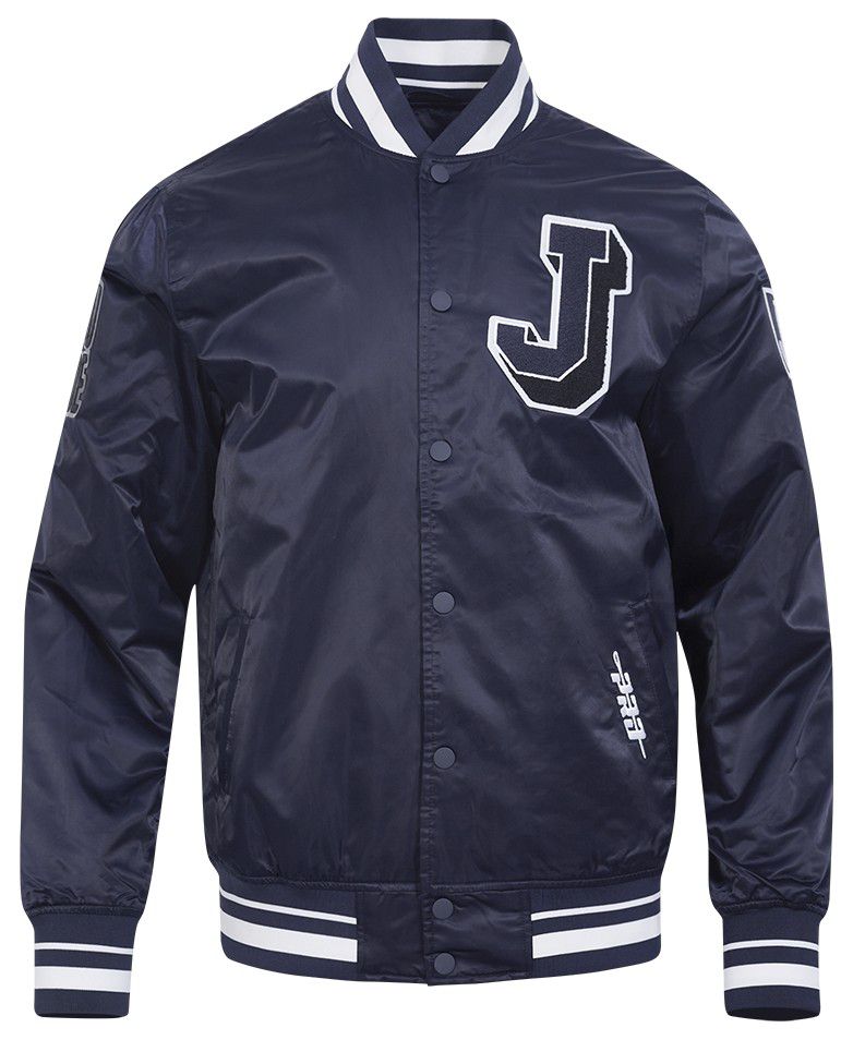 Pro Standard Men's Jackson State Tigers Navy Classic Satin Jacket product image