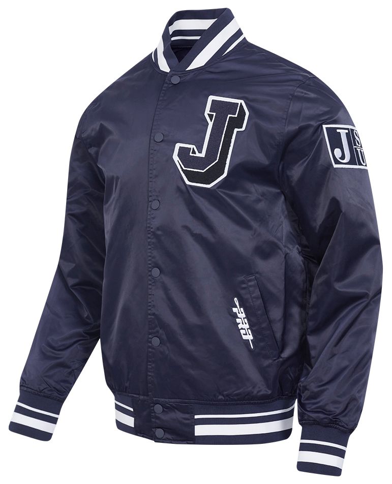 Pro Standard Men's Jackson State Tigers Navy Classic Satin Jacket product image