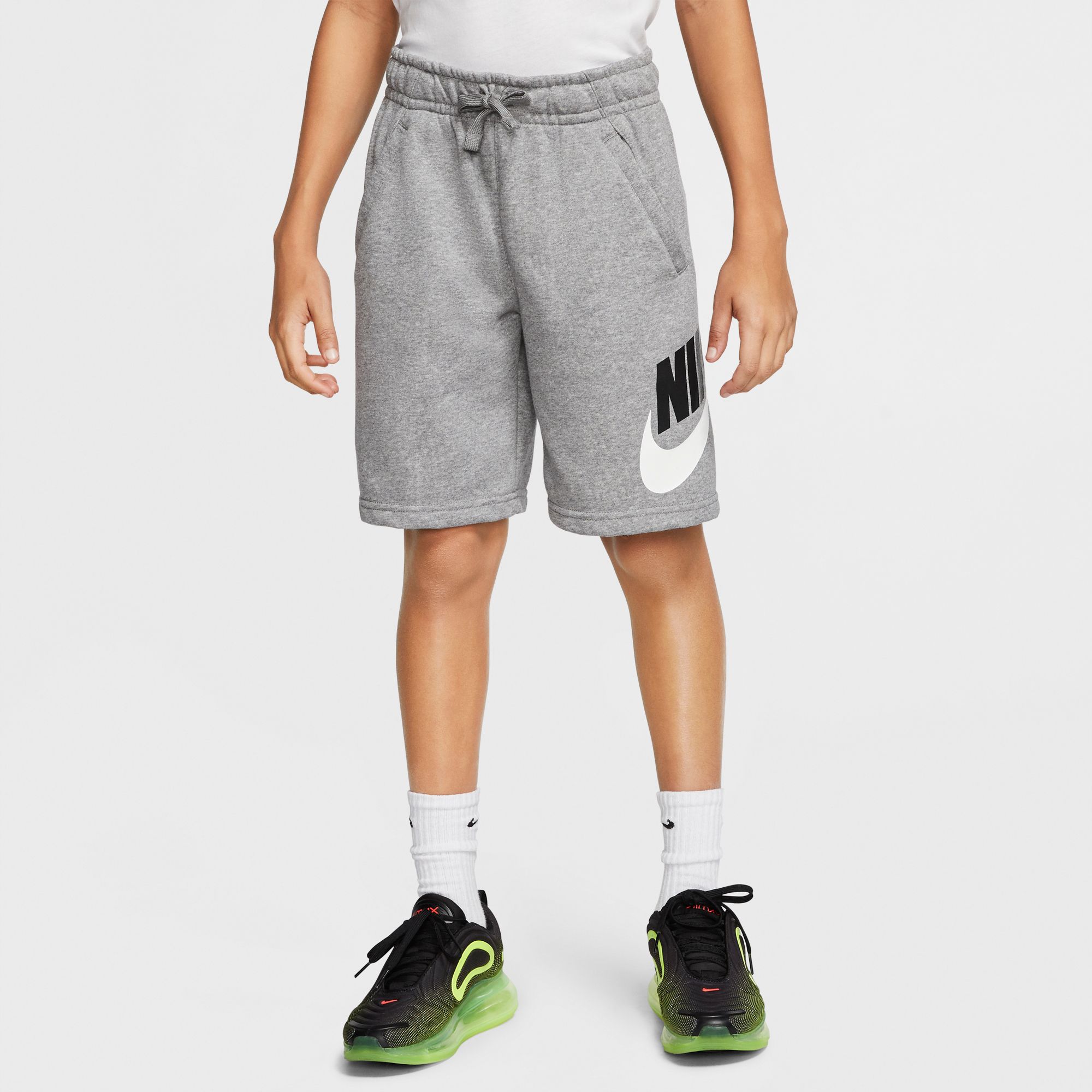 nike fleece shorts boys
