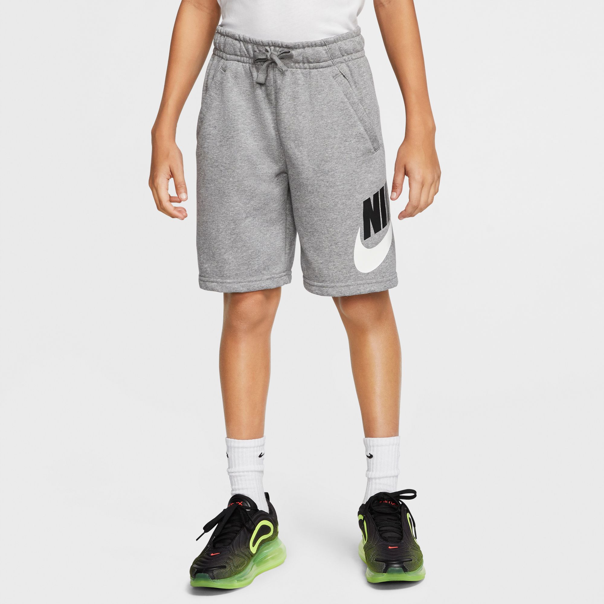 nike grey shorts boys