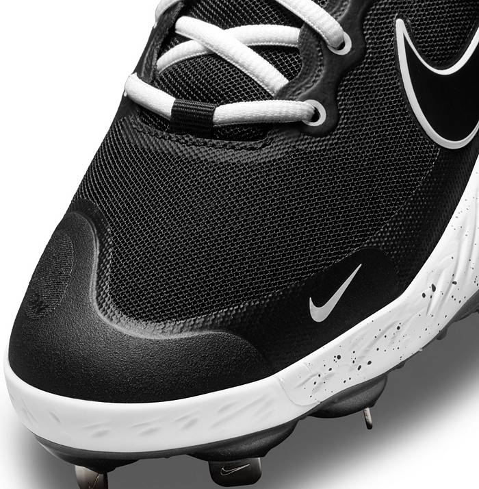 Nike Baseball Cleats Mens 10.5 Smoke Grey Alpha Huarache Elite 3 React Mid