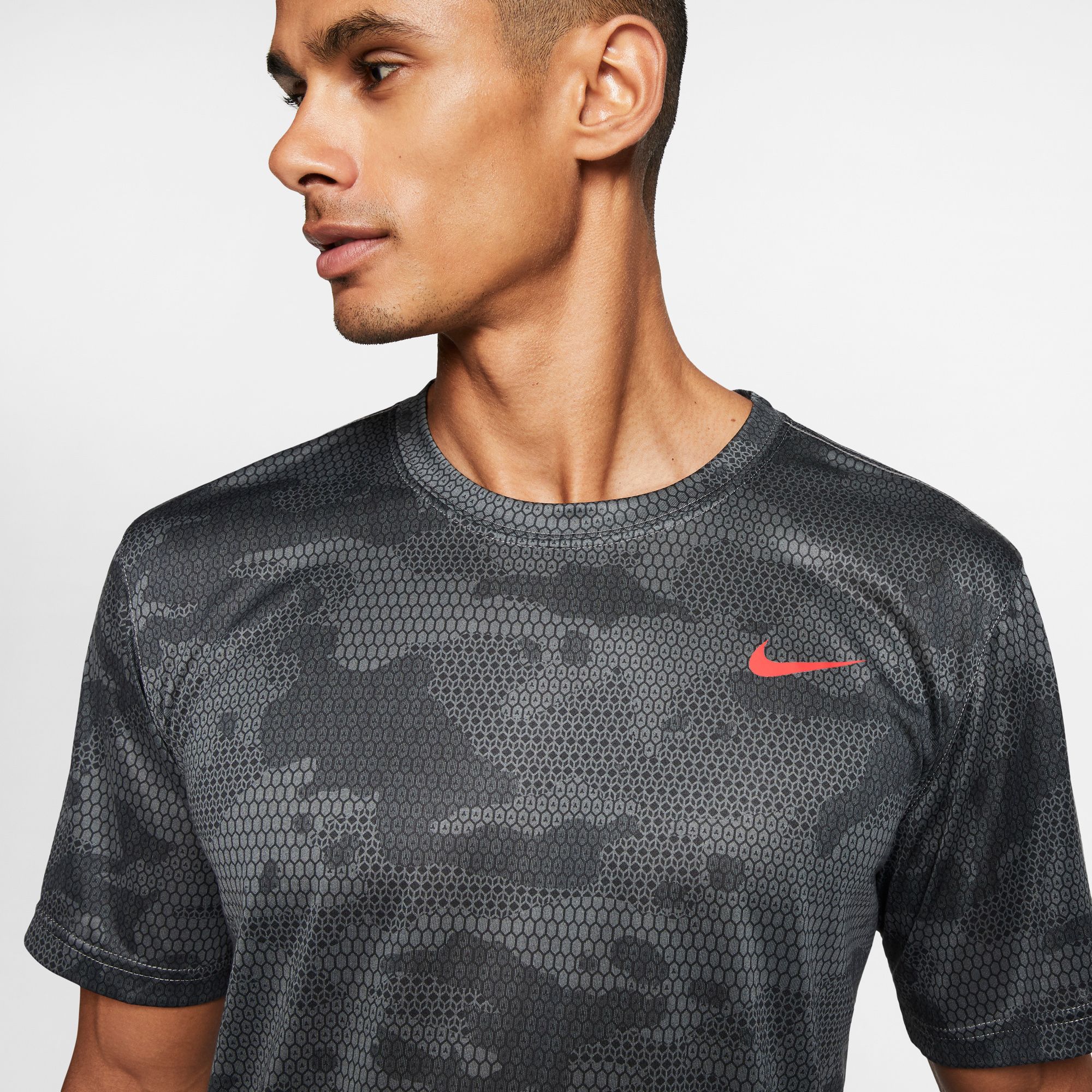 nike camo dri fit shirt