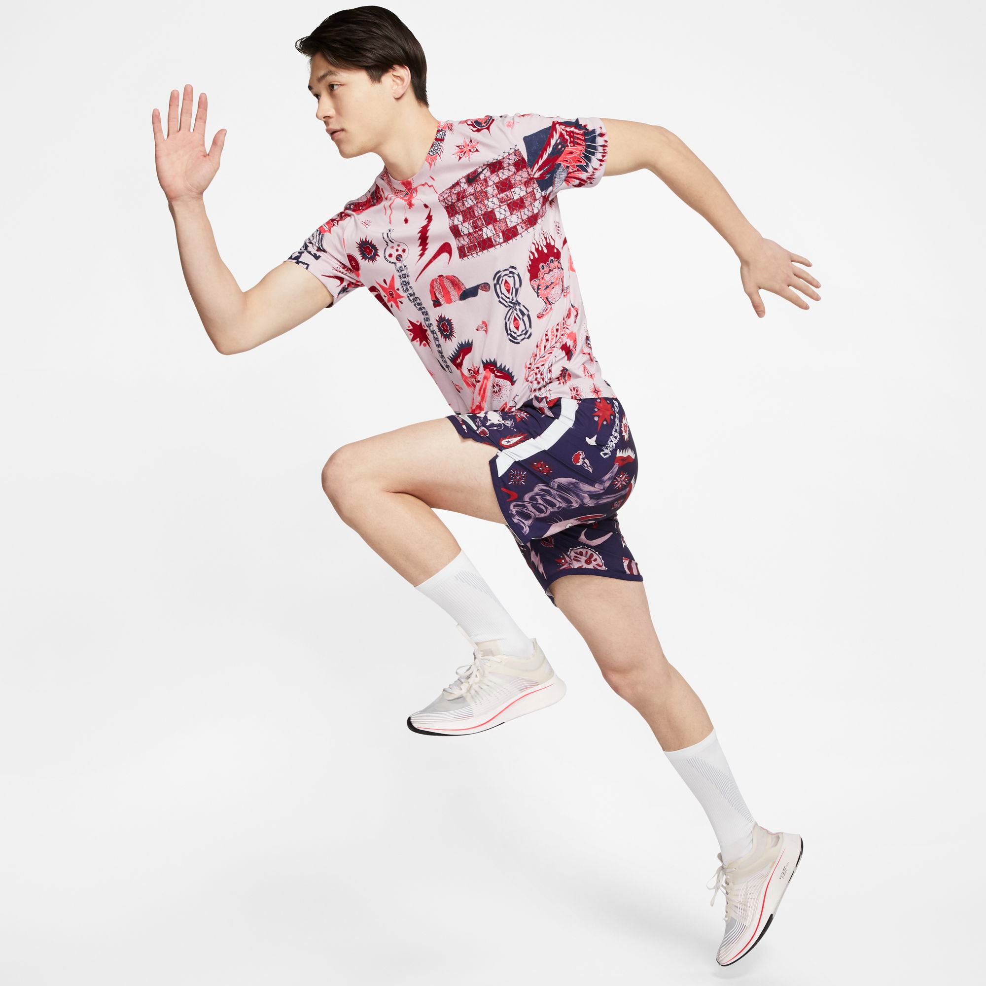 nike dri fit wild run t shirt