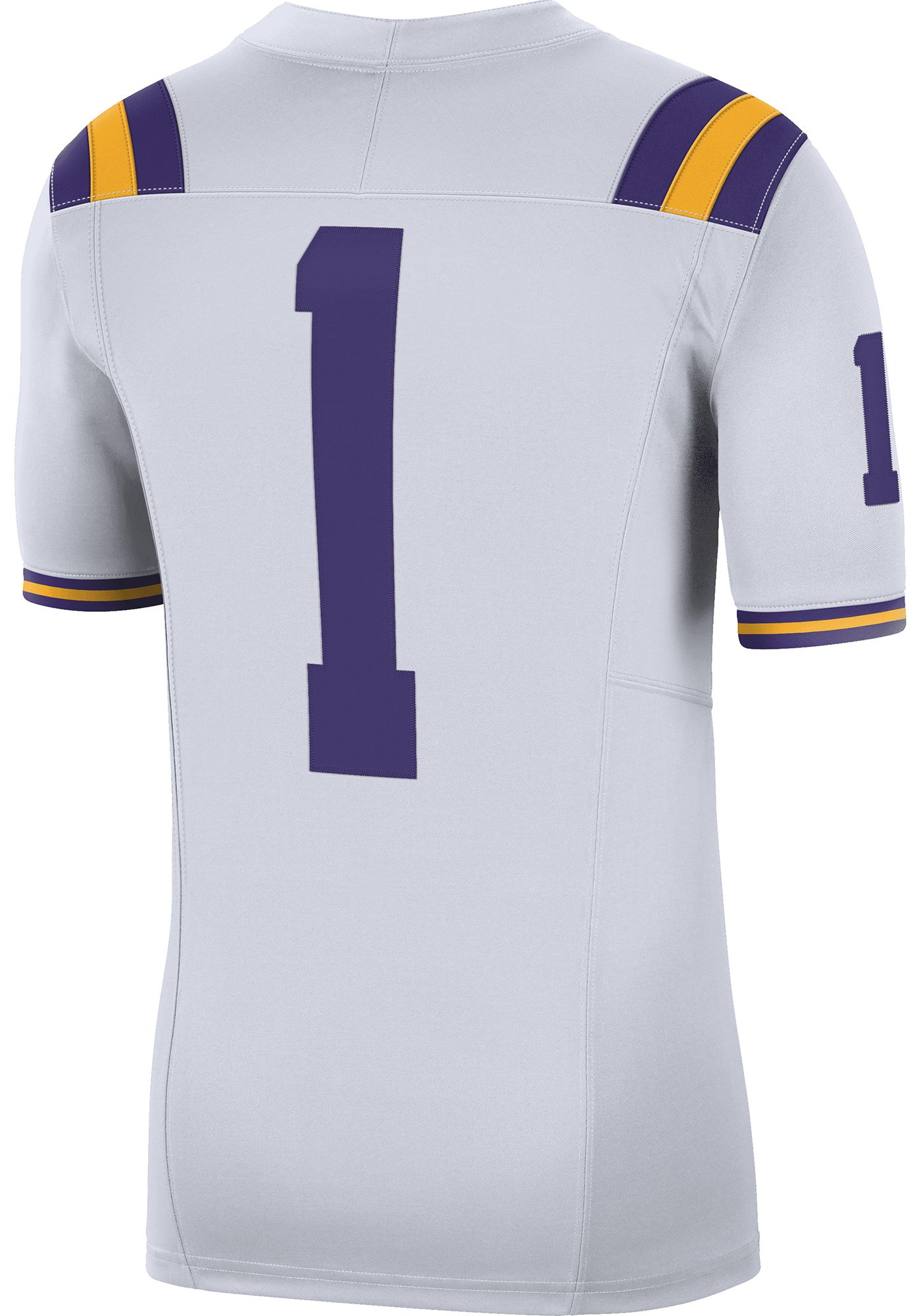 Nike Men s LSU Tigers White Dri FIT Limited Football Jersey Dick s Sporting Goods