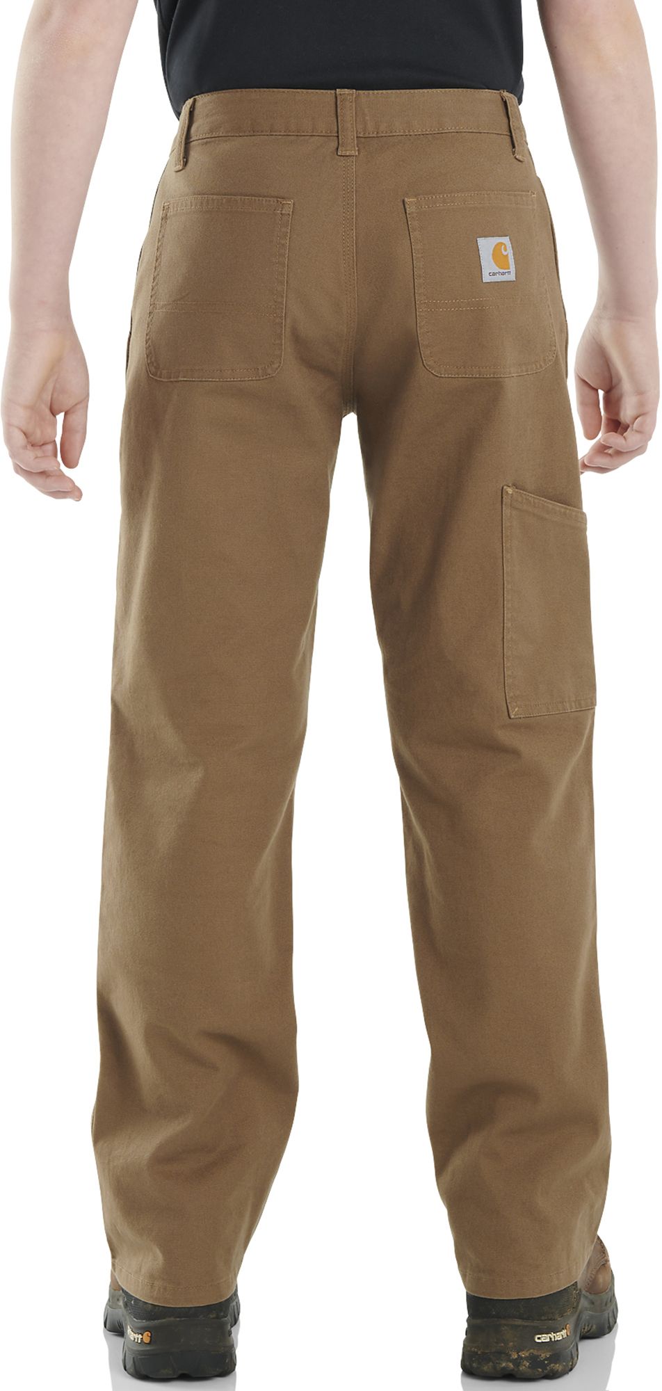 Carhartt Boys' Rugged Flex Loose Fit Canvas Utility Bootcut Work Pants product image
