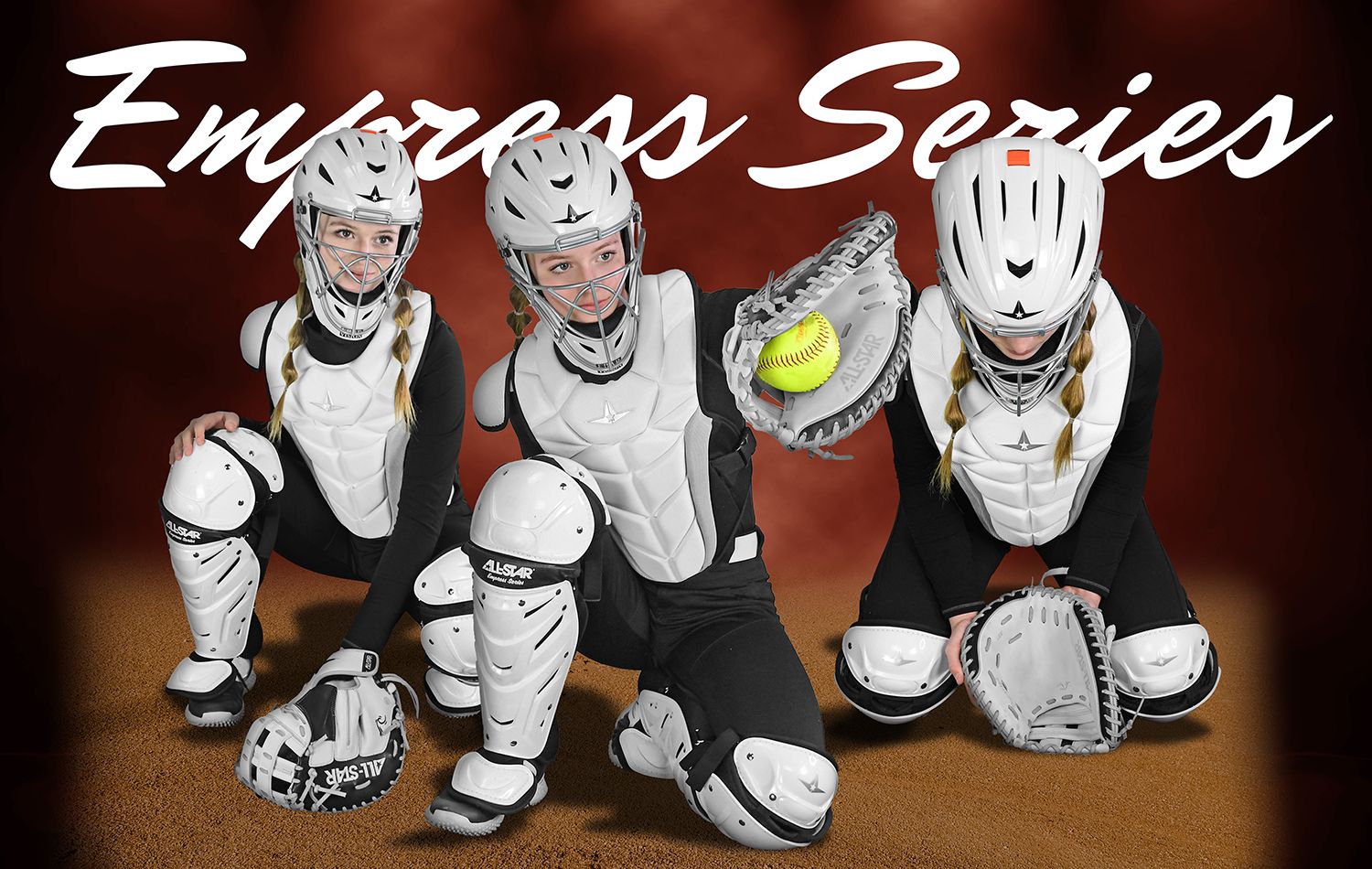 All-Star Girls' Empress Softball Catcher's Set product image