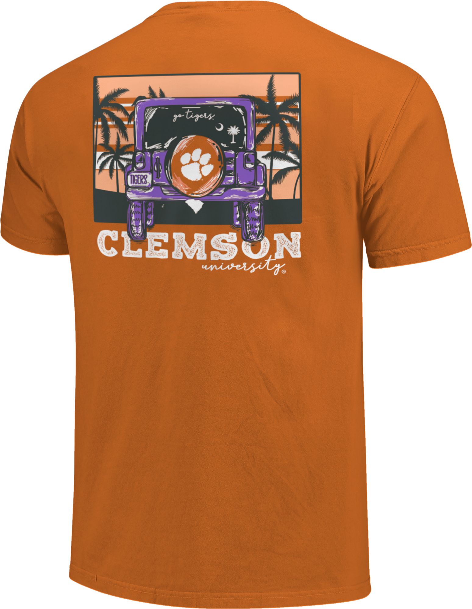 Image One Men's Clemson Tigers Orange SUV Adventure T-Shirt product image