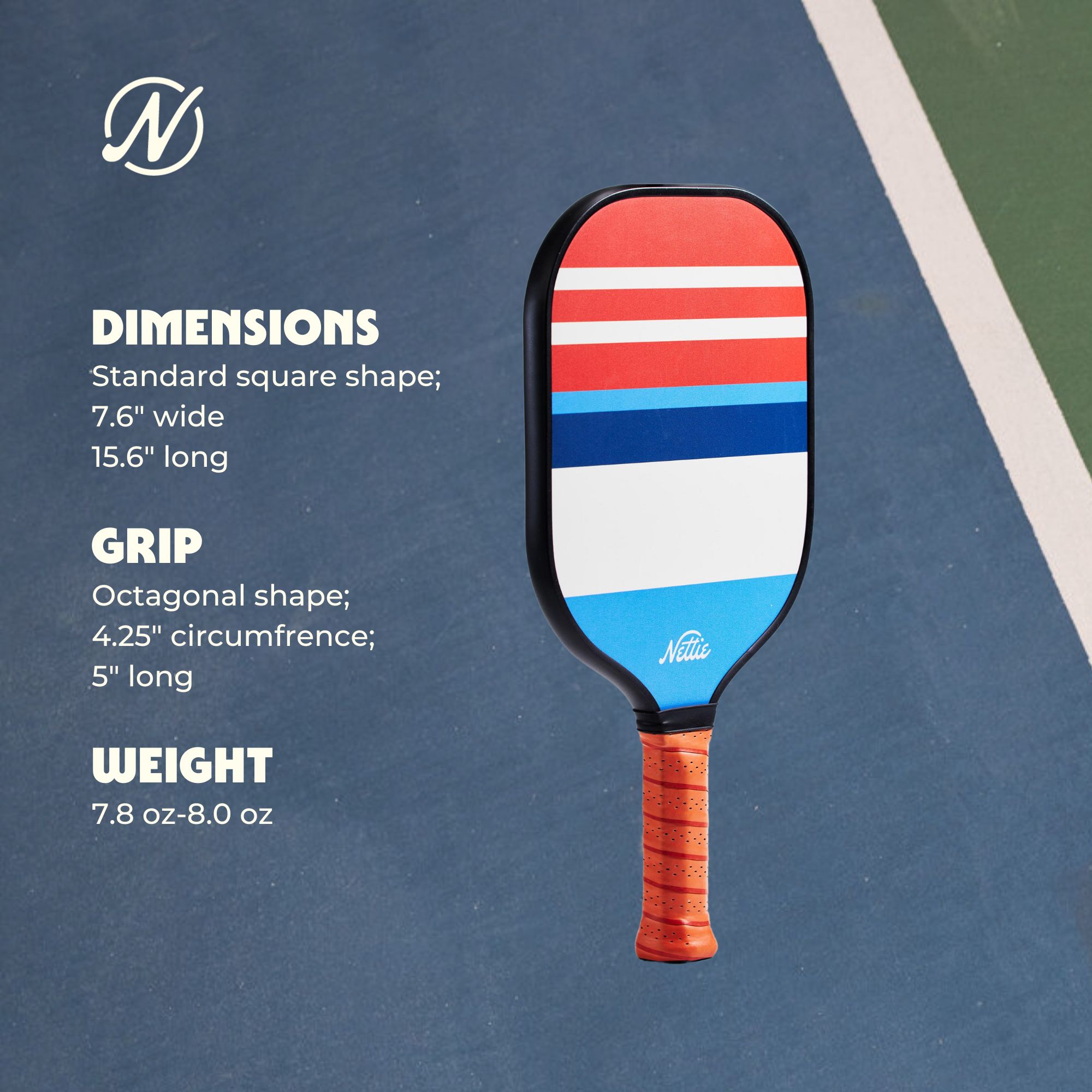 Nettie Classic Bainbridge Pickleball Paddle product image