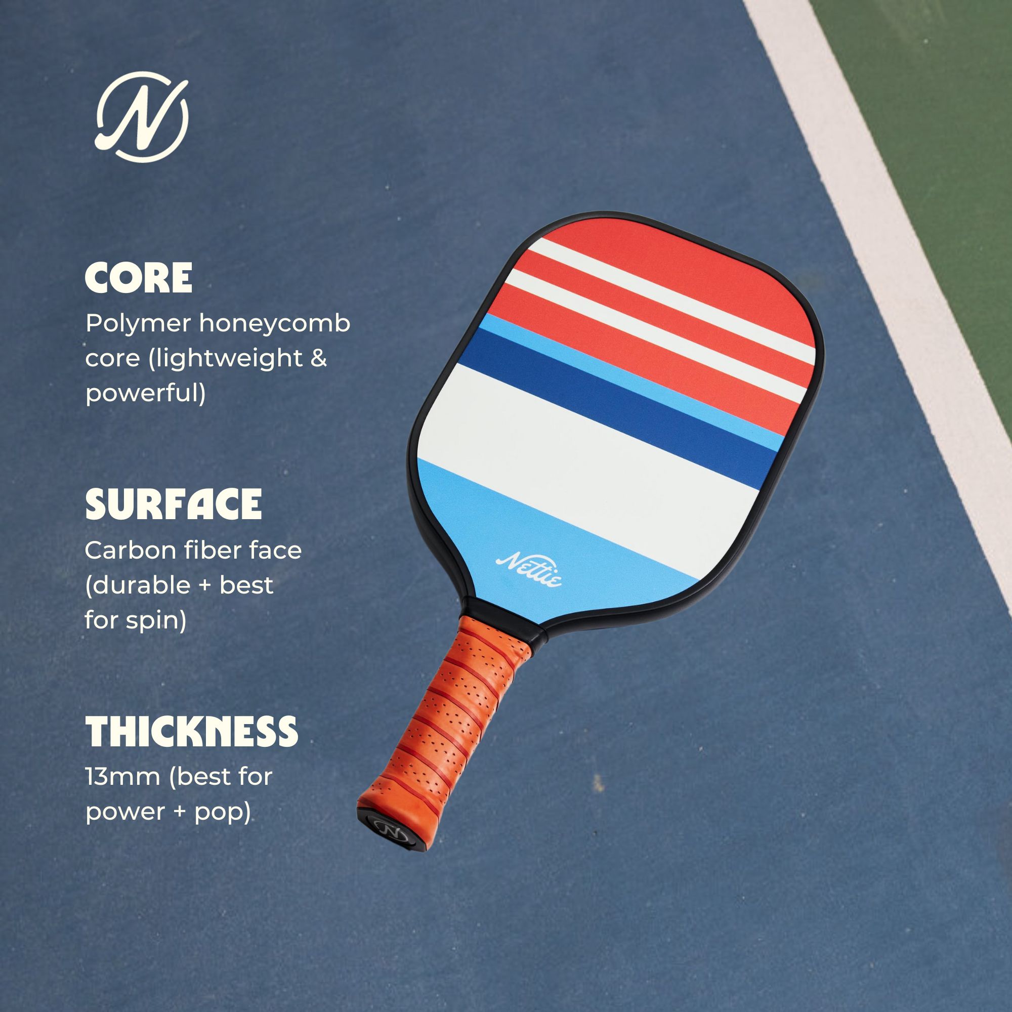 Nettie Classic Bainbridge Pickleball Paddle product image