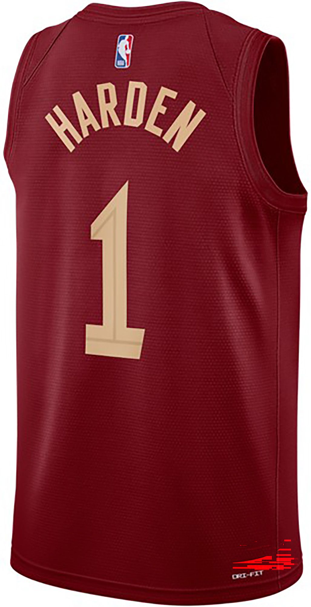 Nike Adult Cleveland Cavaliers Red James Harden #1 Replica Jersey product image