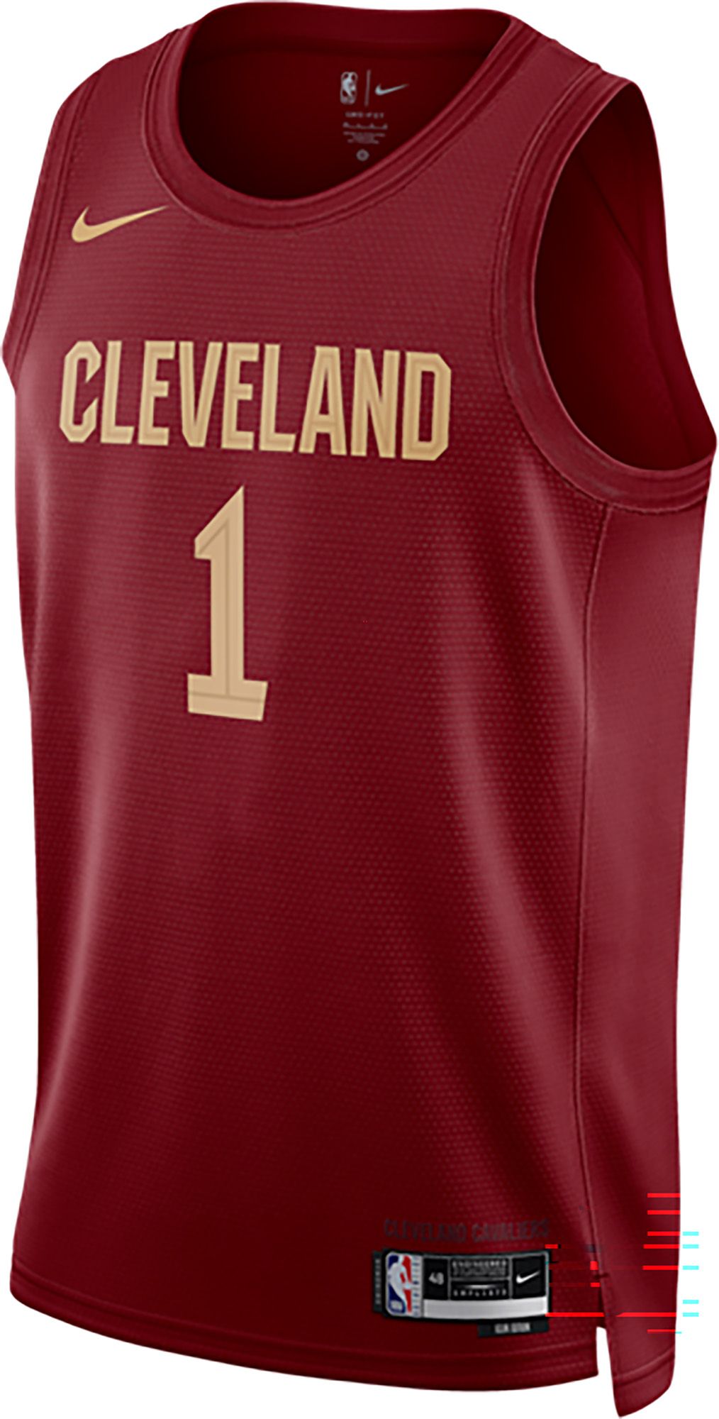 Nike Adult Cleveland Cavaliers Red James Harden #1 Replica Jersey product image