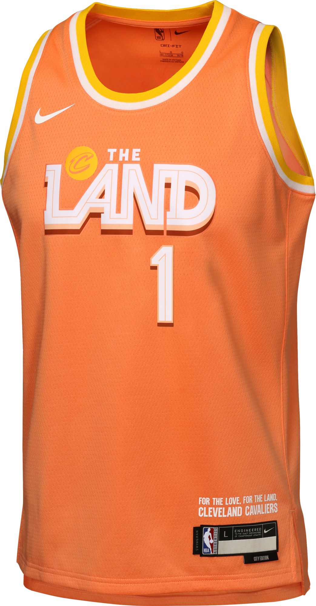 Nike Youth 2025-26 City Edition Cleveland Cavaliers James Harden #1 Swingman Jersey product image