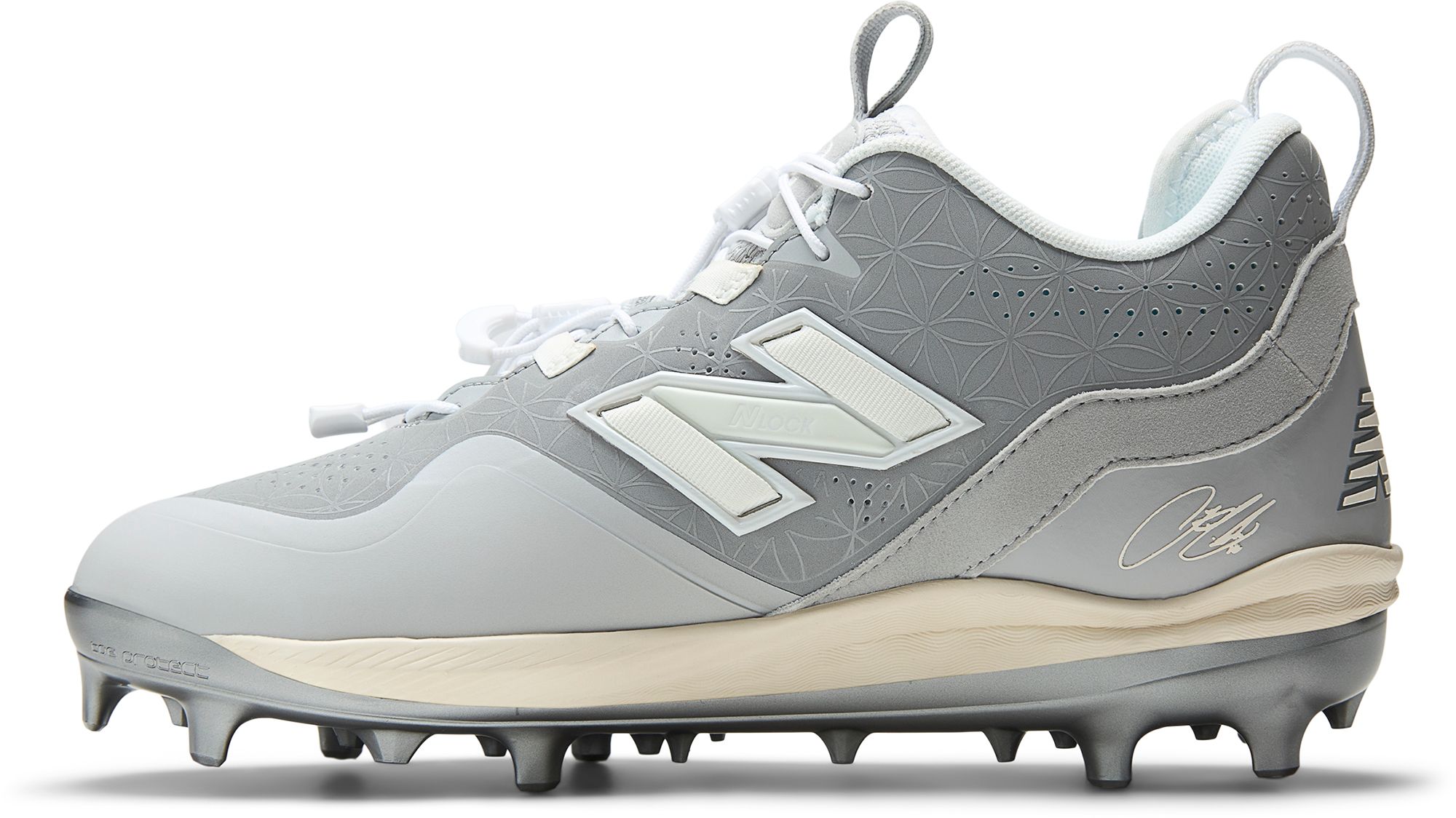 New Balance Men's Fuelcell Lindor 3 Comp Grey Day TPU Baseball Cleats product image