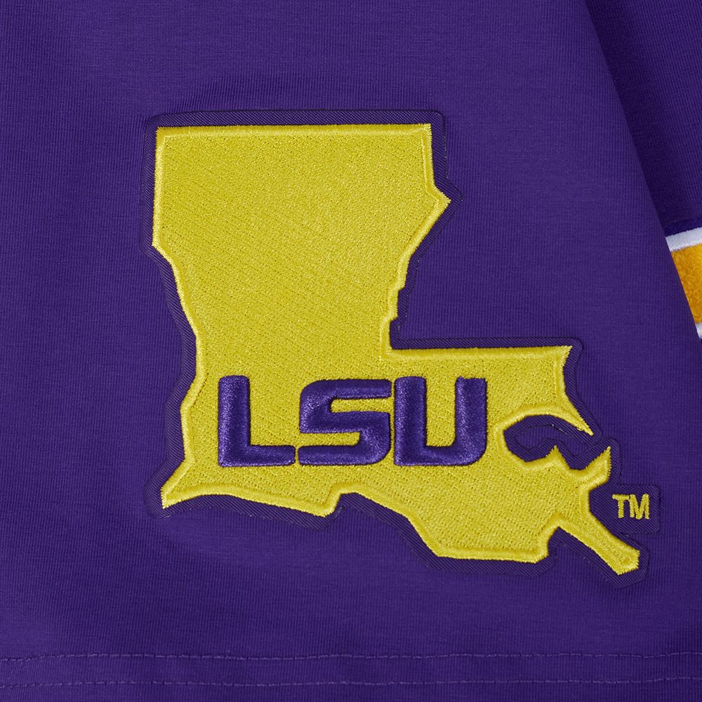 Pro Standard Men's LSU Tigers Purple Wordmark T-Shirt product image