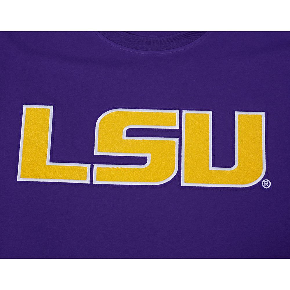 Pro Standard Men's LSU Tigers Purple Wordmark T-Shirt product image