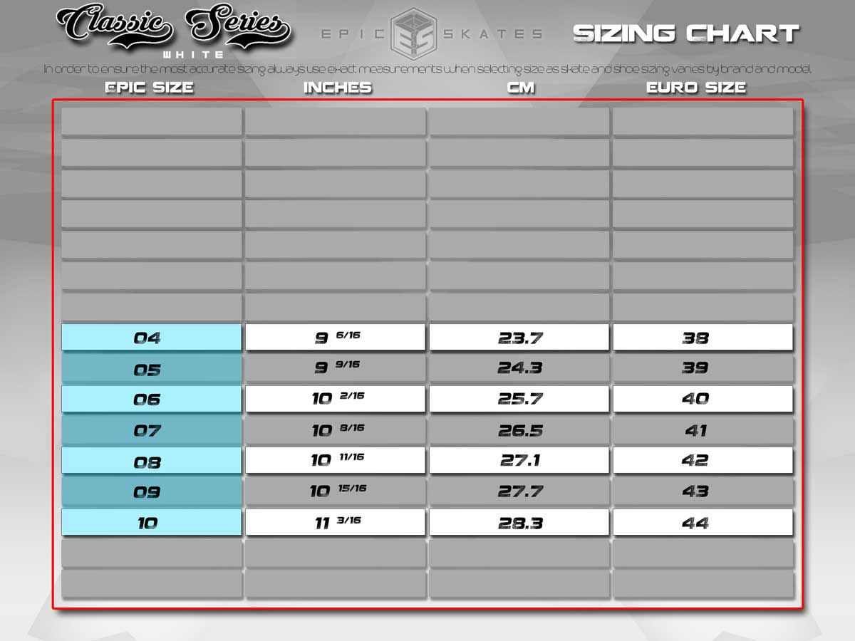 Epic Skates Adult Classic Quad Roller Skates product image