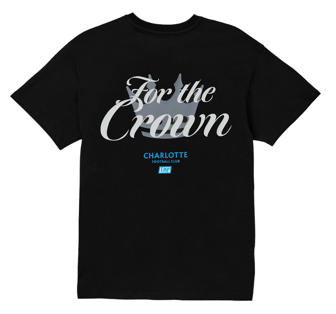 Live Breathe Futbol Men's Charlotte FC 2-Hit Black T-Shirt product image