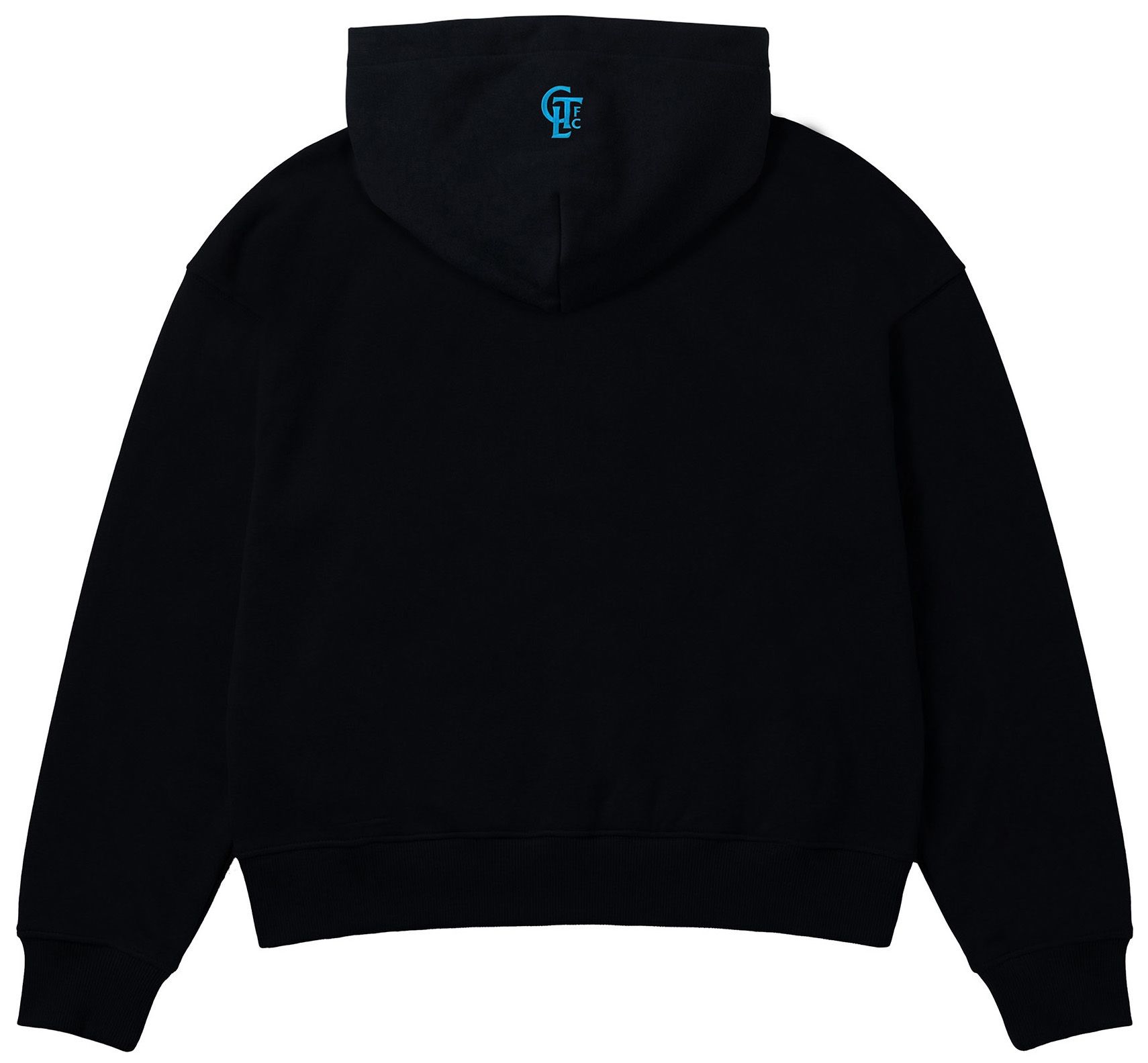 Live Breathe Futbol Adult Charlotte FC Black 2026 Home Rossi Fleece Pullover Hoodie product image
