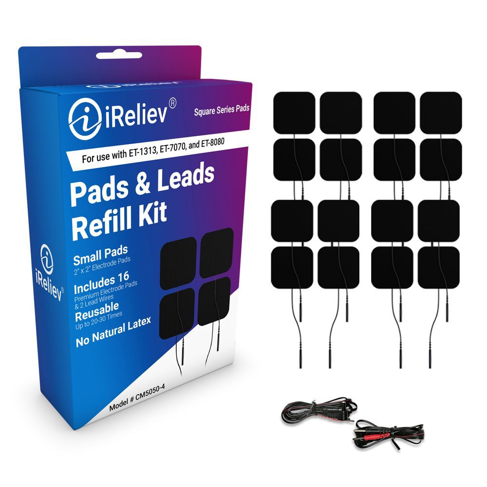 iReliev OTC TENS Electrode Pads & Leads Refill Kit product image