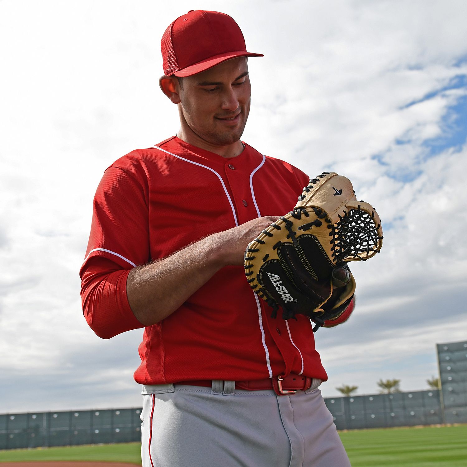 All-Star 35" The Keyhole Baseball Training Mitt product image