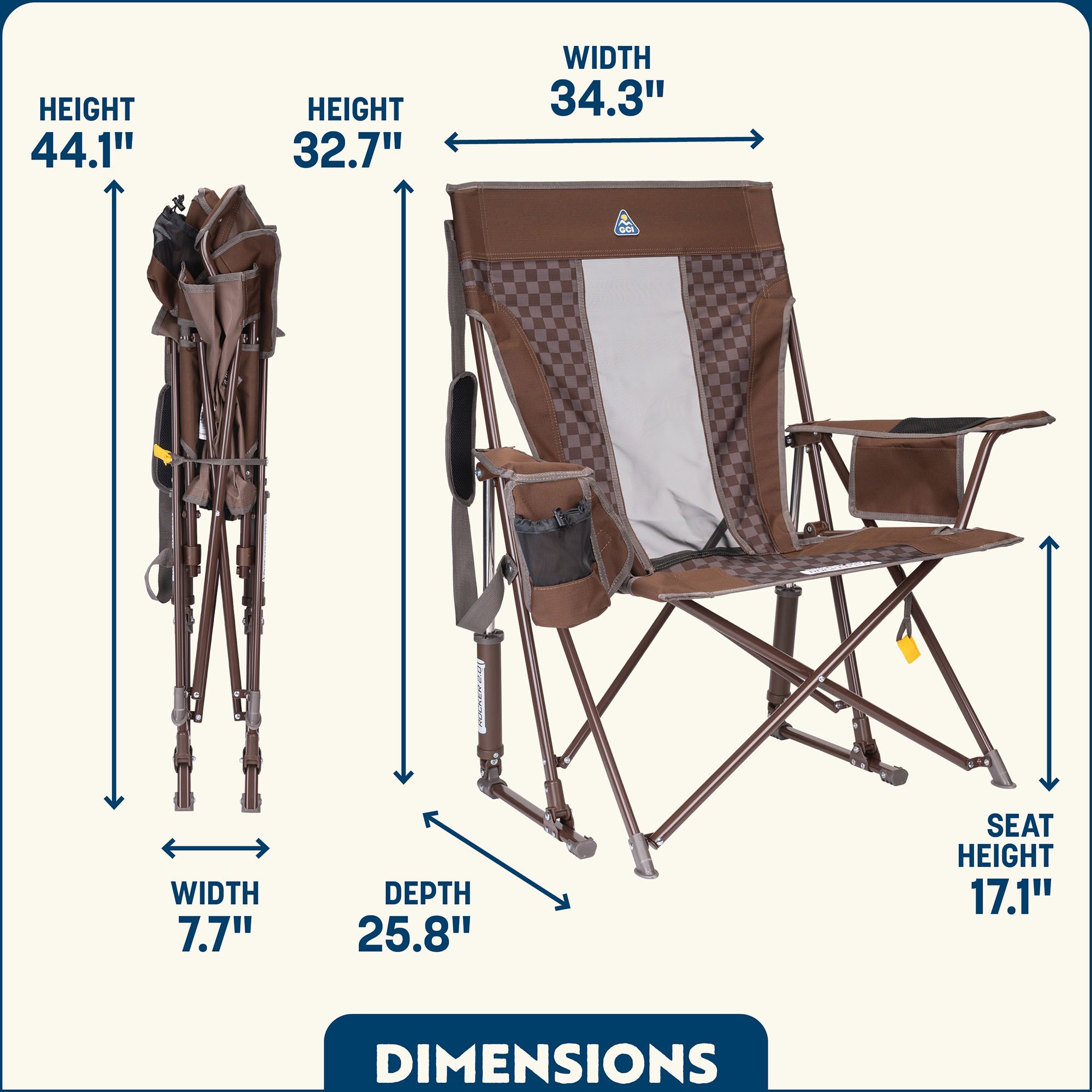 GCI Outdoor Comfort Pro Rocker 2.0 Chair product image