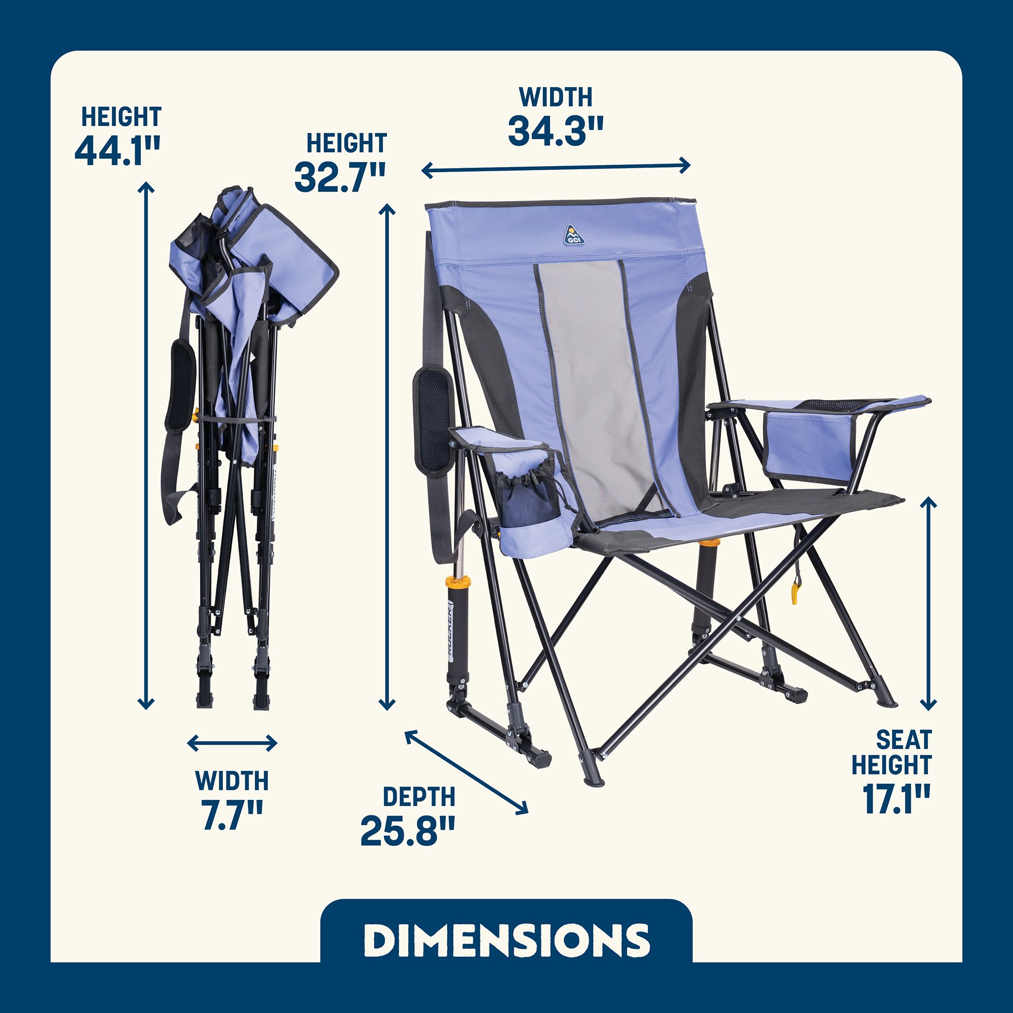 GCI Outdoor Comfort Pro Rocker 2.0 Chair product image