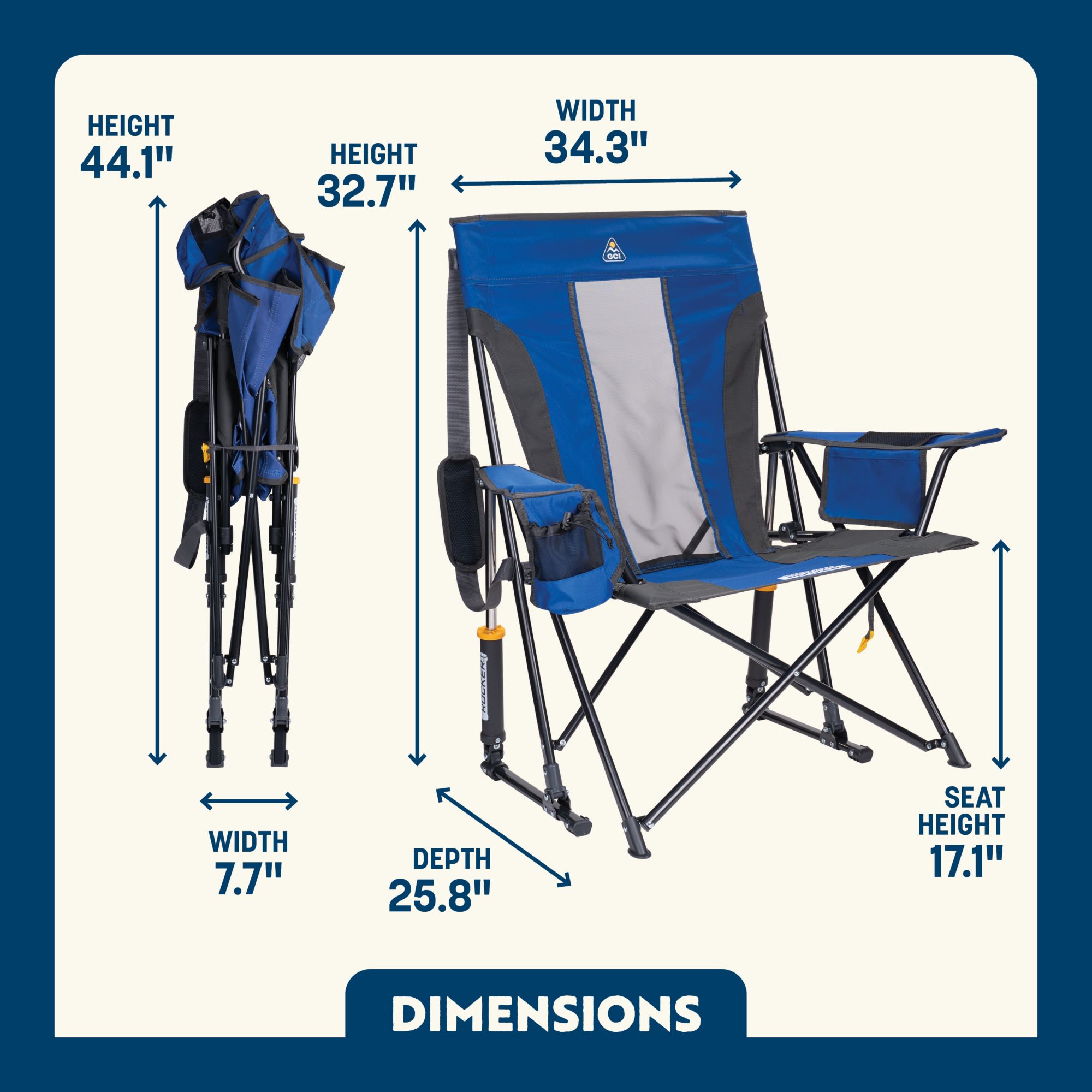 GCI Outdoor Comfort Pro Rocker 2.0 Chair product image