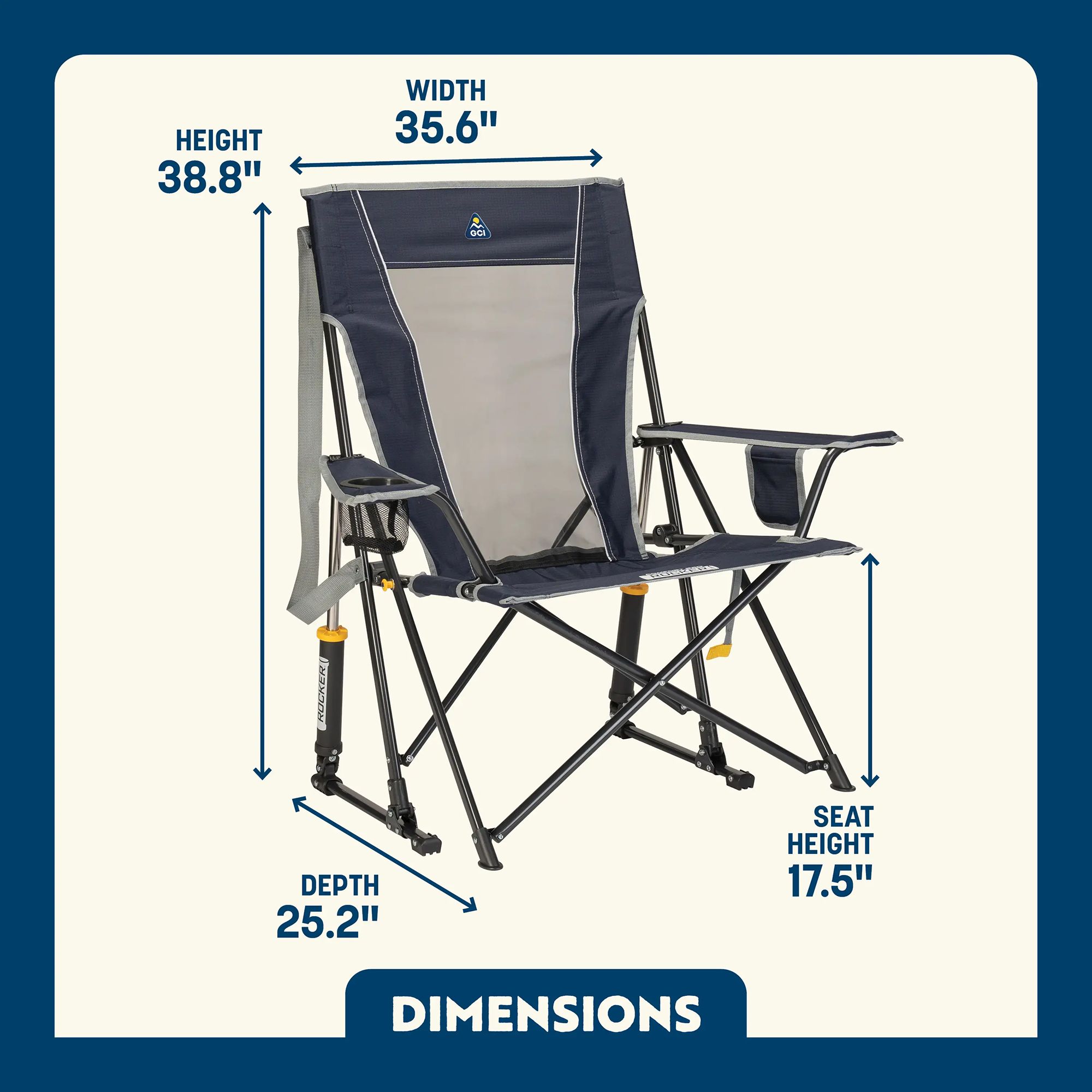 GCI Outdoor Comfort Pro Rocker Chair product image