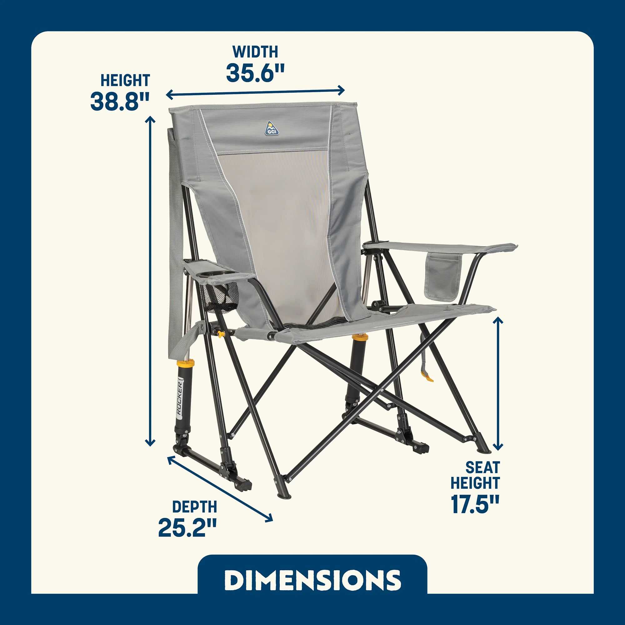 GCI Outdoor Comfort Pro Rocker Chair product image