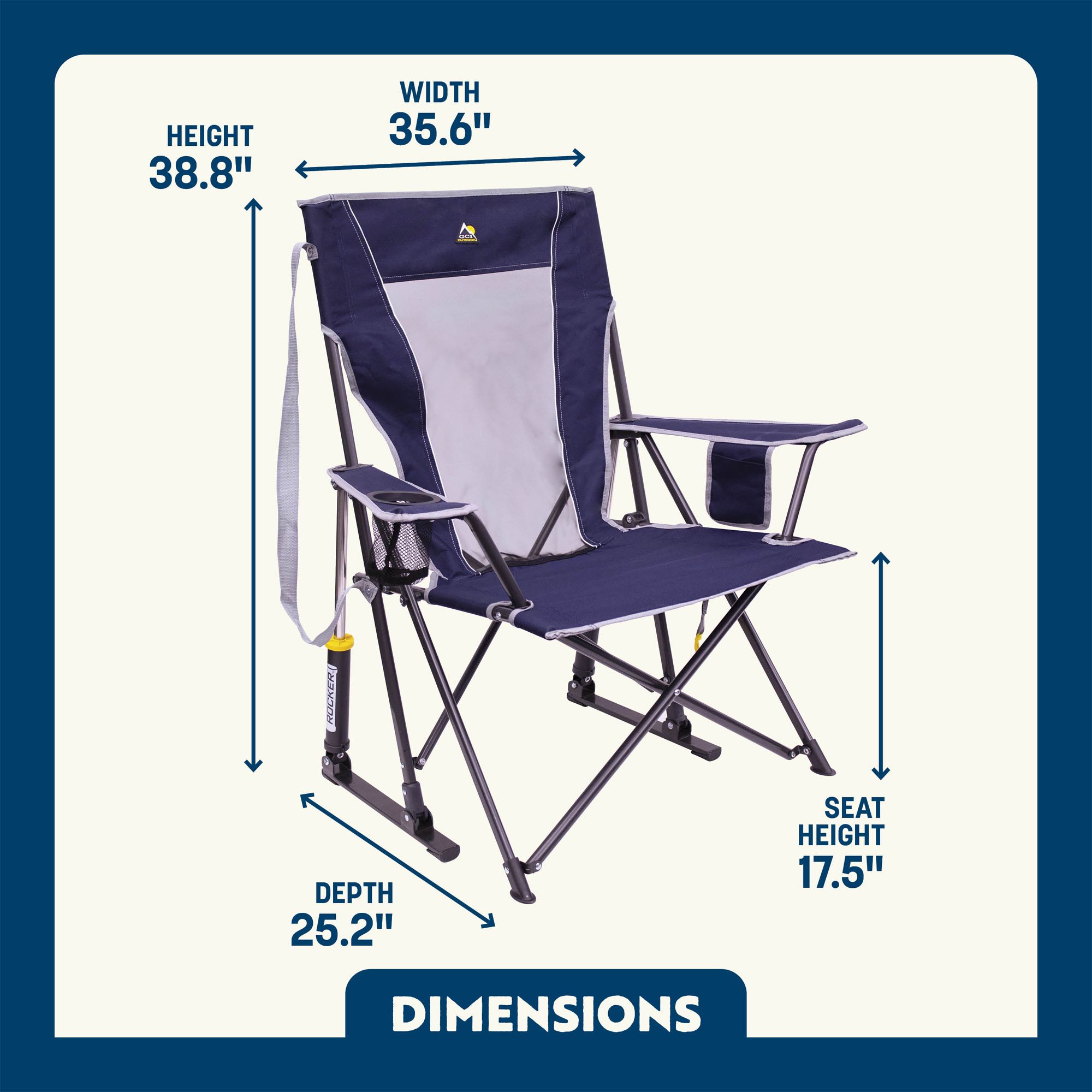GCI Outdoor Comfort Pro Rocker Chair product image