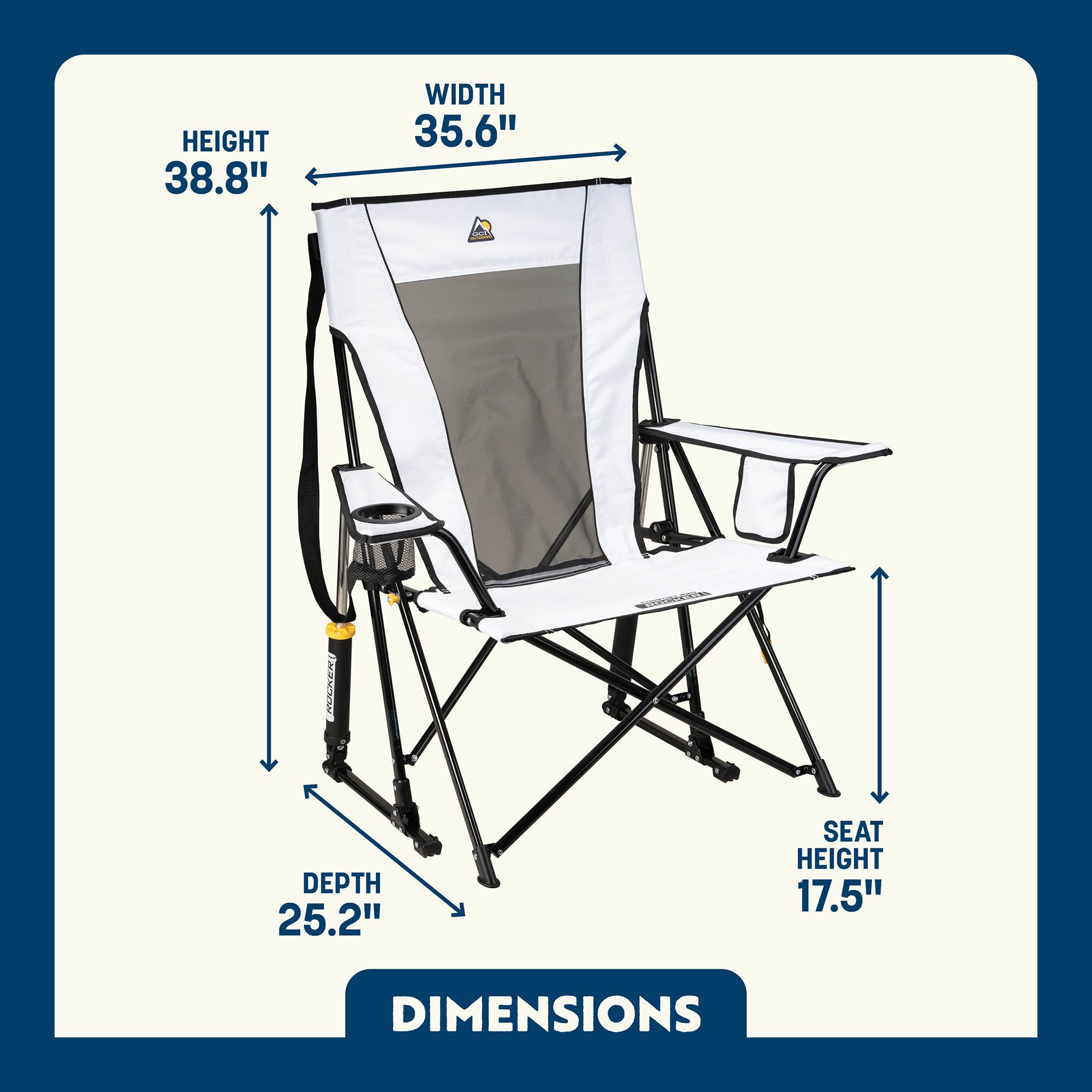 GCI Outdoor Comfort Pro Rocker Chair product image