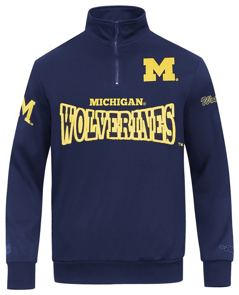 Pro Standard Men's Michigan Wolverines Day One Fleece 1/4 Zip