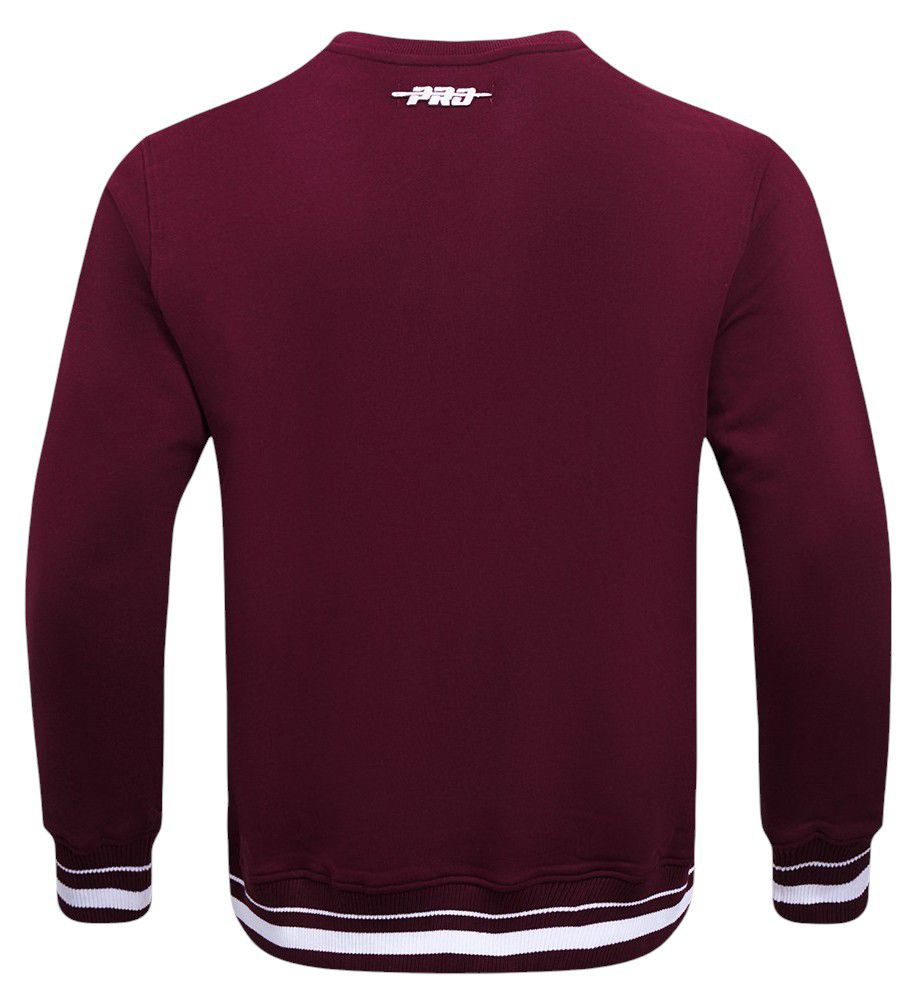 Pro Standard Men's Morehouse College Maroon Tigers Maroon Classic Crew Neck Sweatshirt product image