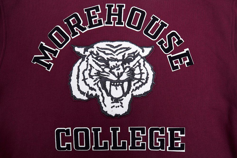 Pro Standard Men's Morehouse College Maroon Tigers Maroon Classic Crew Neck Sweatshirt product image