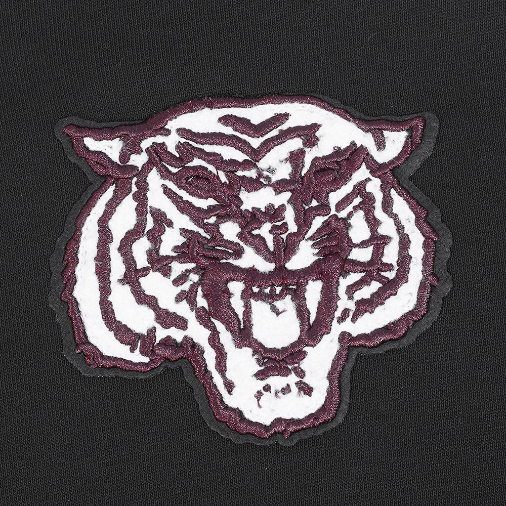 Pro Standard Women's Morehouse College Maroon Tigers Black Cropped Hoodie product image
